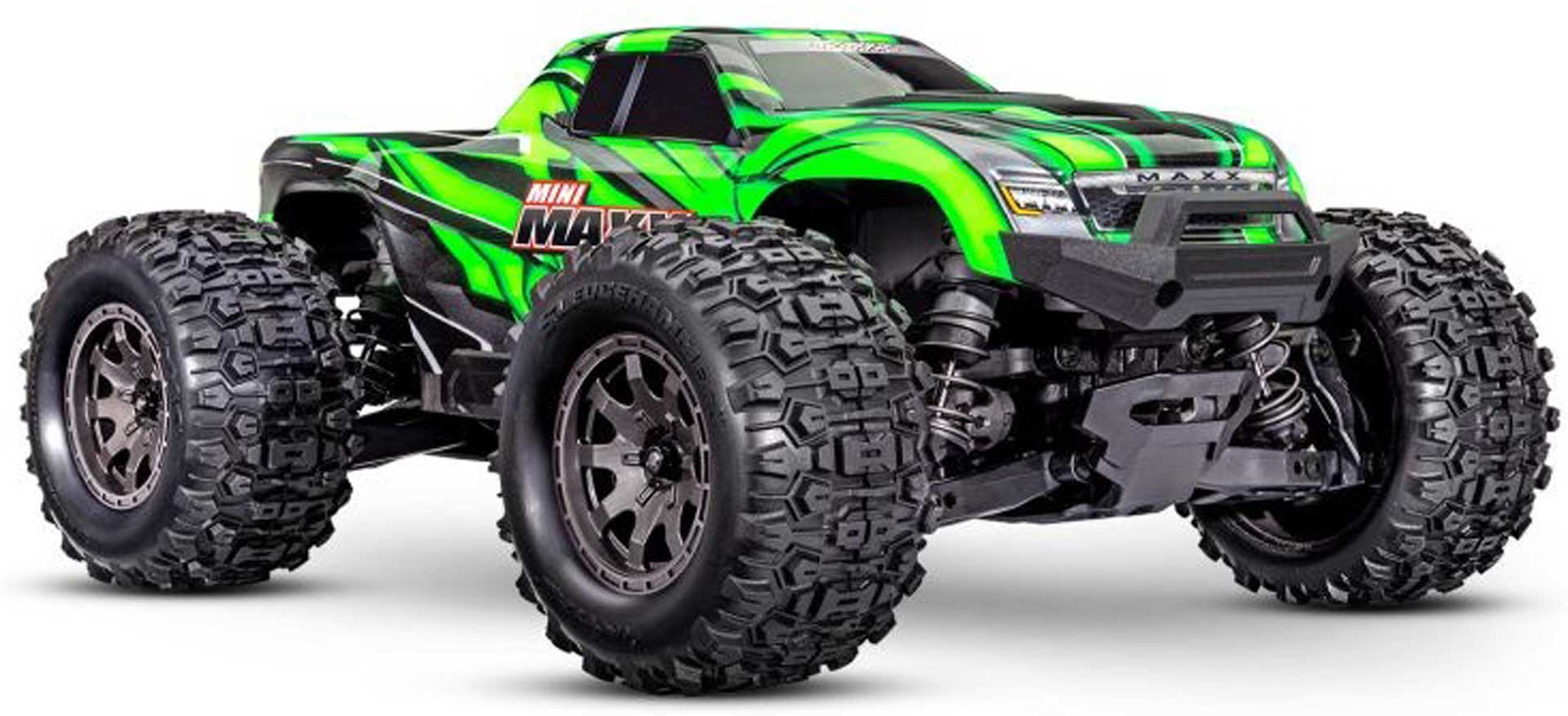 TRAXXAS MINI-MAXX 4WD grün BL-2S Brushless ohne Akku/Lader