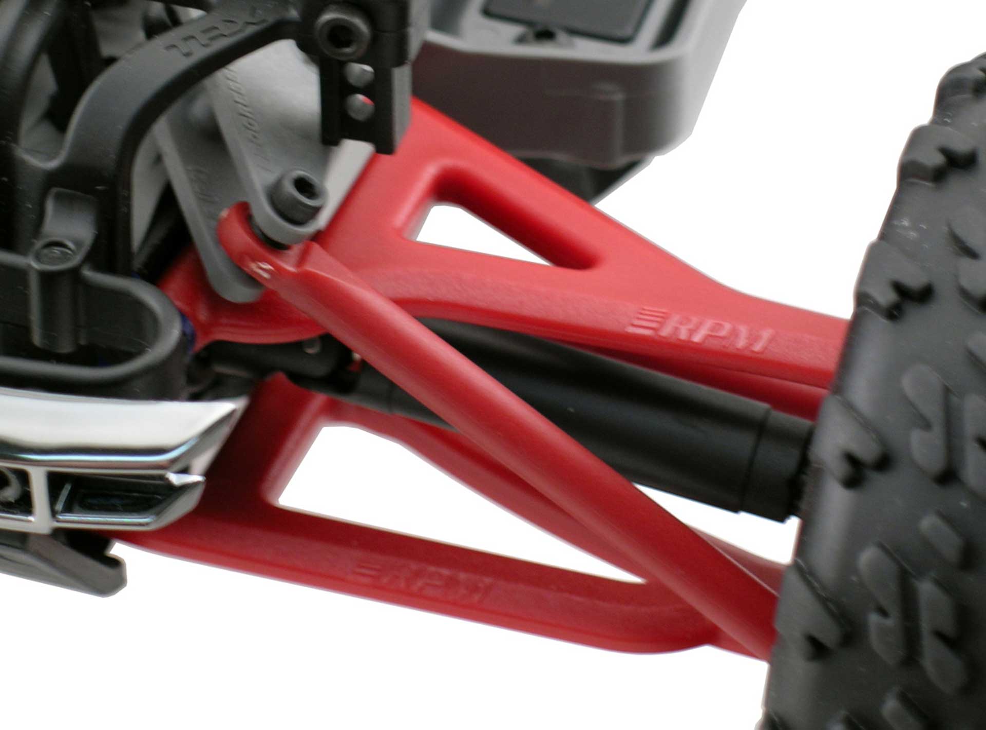 RPM FRONT WISHBONE RED E-REVO 1/16