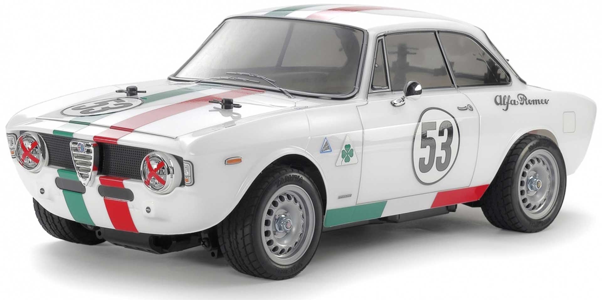 TAMIYA Alfa Romeo Giulia Club 1/10 MB-01 Bausatz inkl. lackierter Karosserie