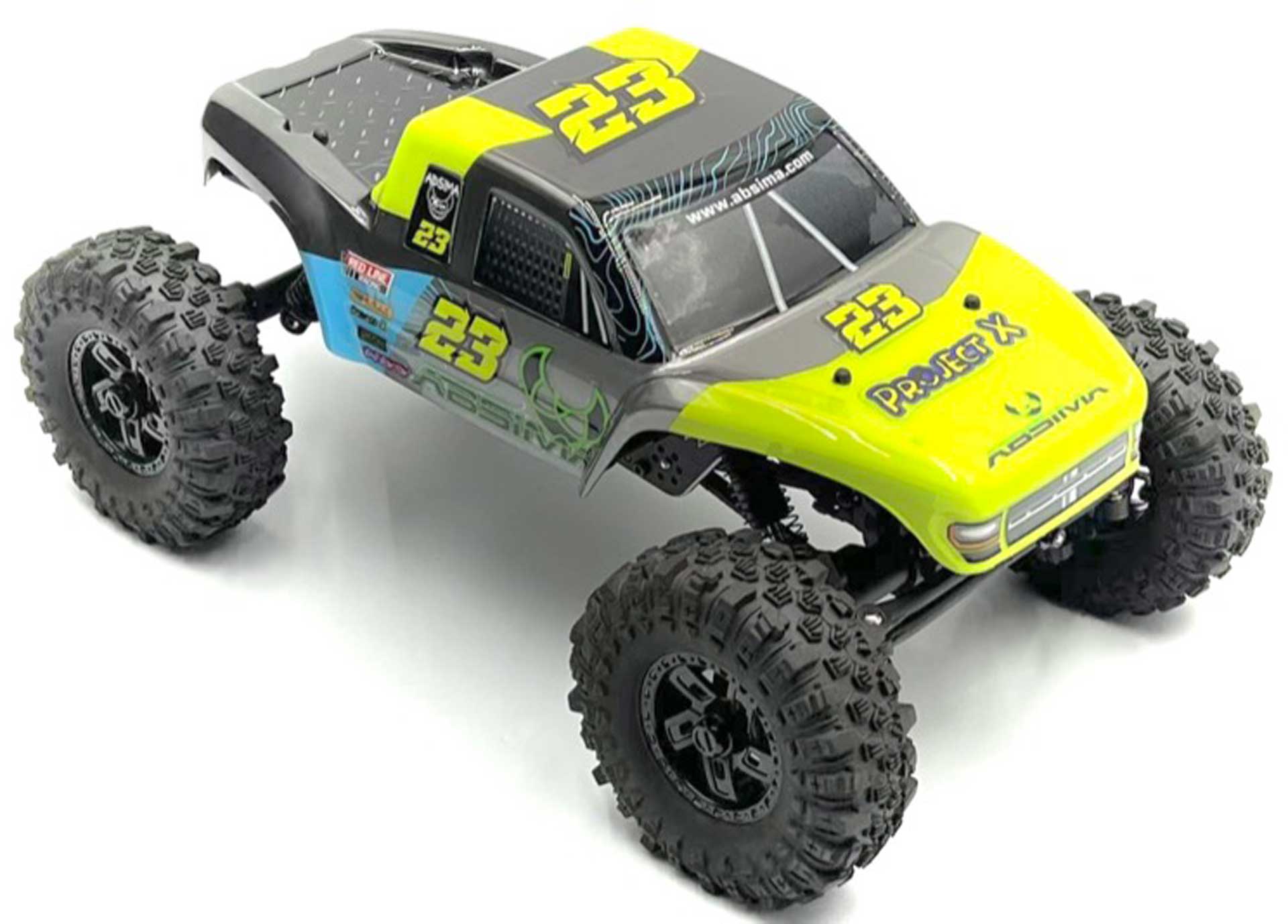 ABSIMA « The GOAT » 1/18 Brushless Performance Crawler citron-vert RTR