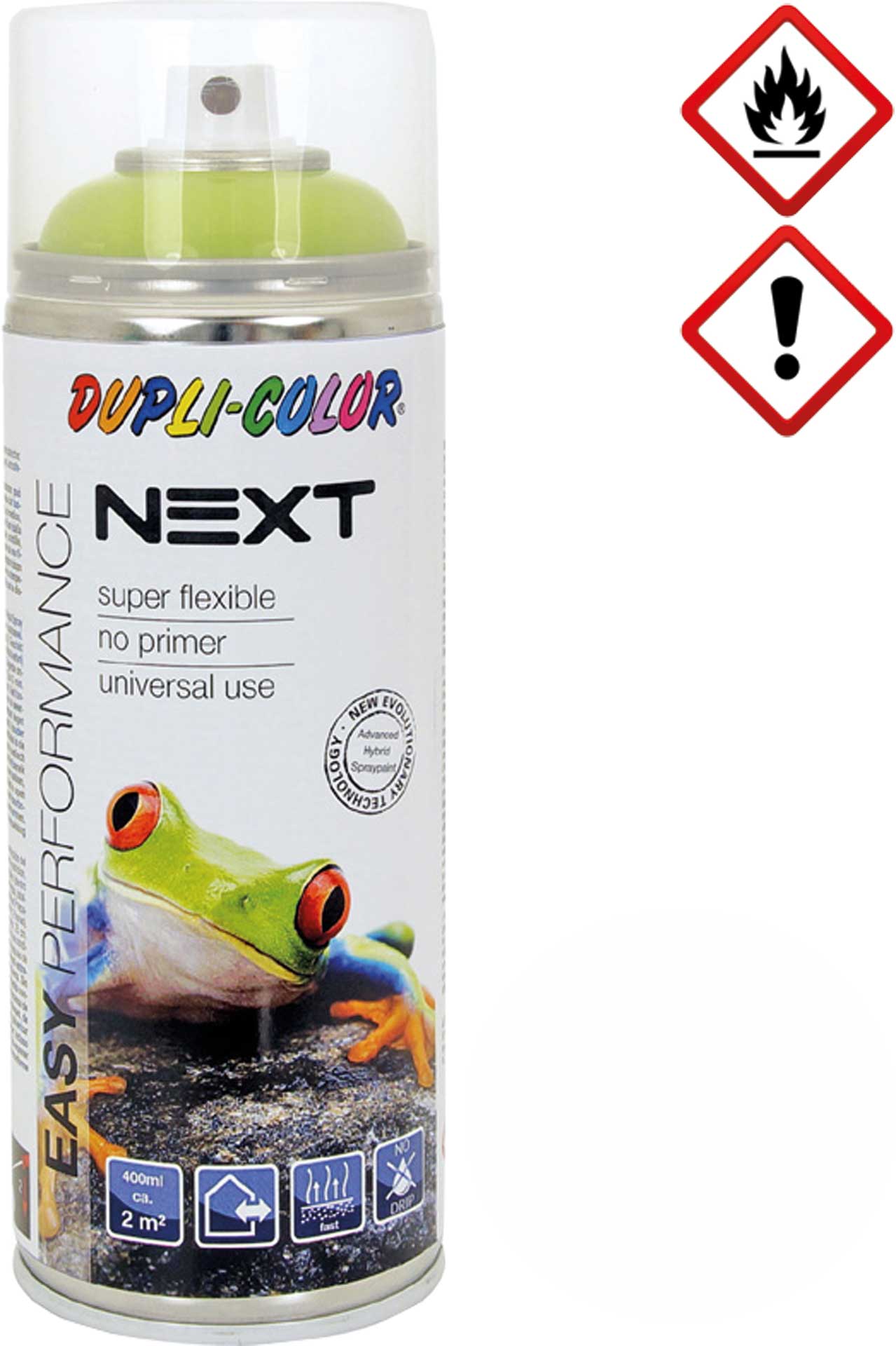 DUPLI-COLOR NEXT RAL 9016 TRAFFIC WHITE 400ML SPRAY PAINT