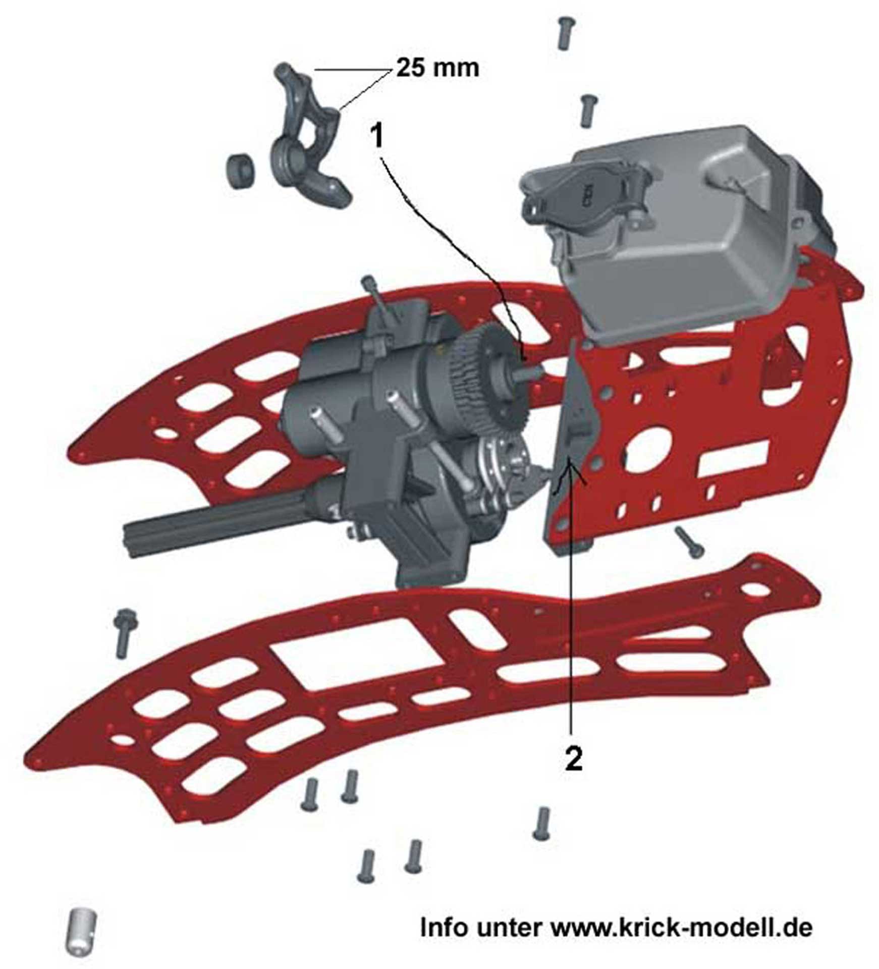 CEN SUPPORT  HZR+MOTOR PLATE