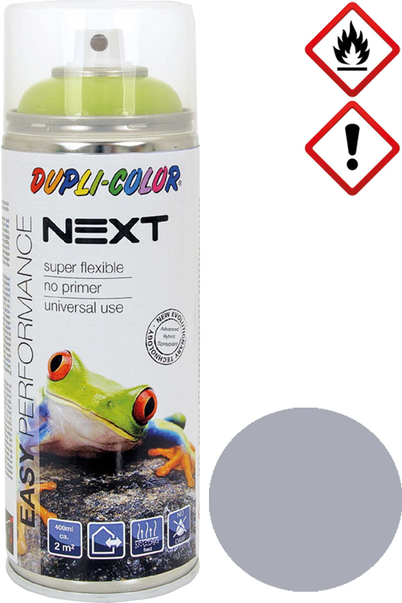 DUPLI-COLOR NEXT RAL 9006 WHITE ALUMINIUM 400ML SPRAY PAINT