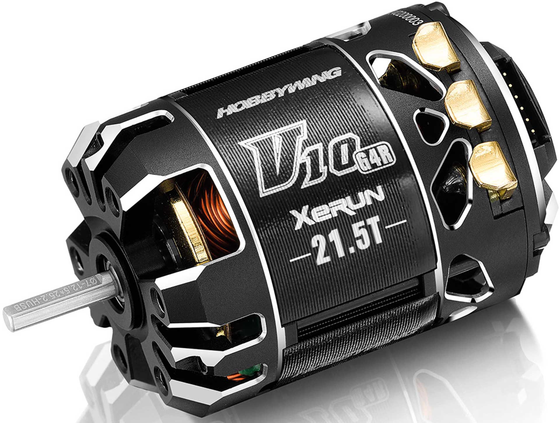 HOBBYWING Xerun V10 Brushless Motor G4R (2-3s) 21.5T Sensored für 1:10