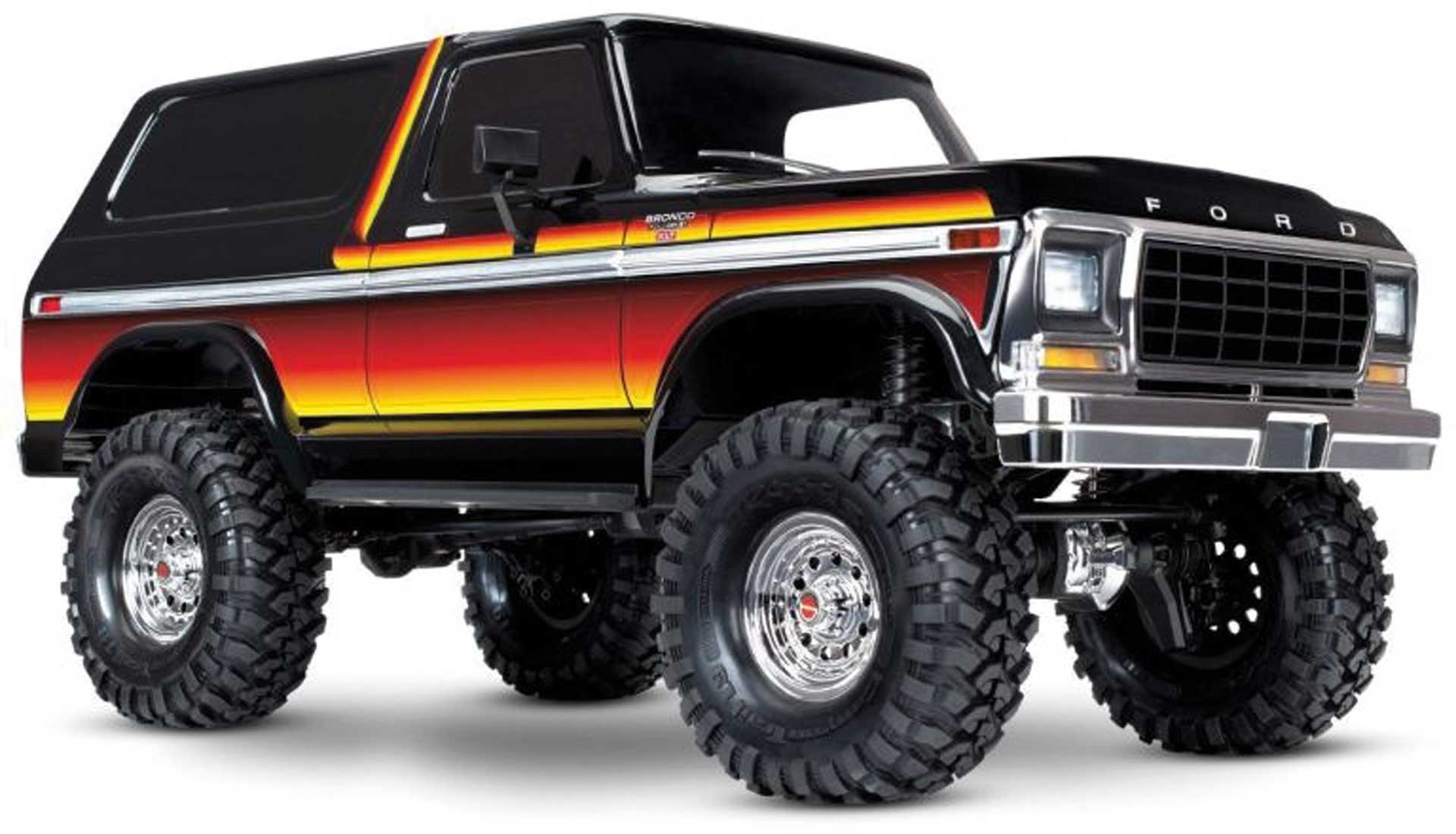 TRAXXAS TRX-4 79 Ford Bronco sunset 1/10 Crawler RTR Brushed, Clipless, ohne Akku und Ladegerät