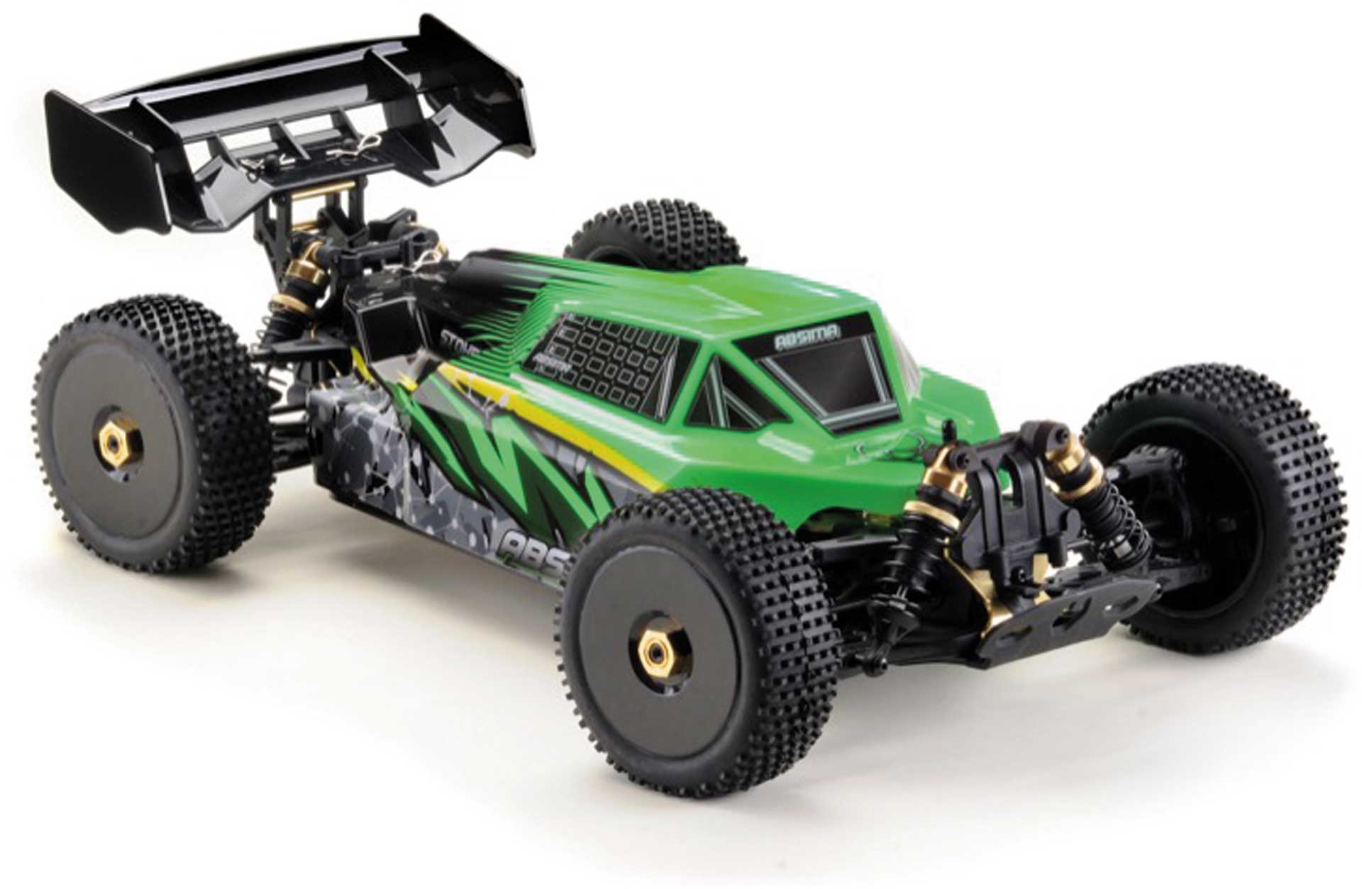 ABSIMA 1:8 Buggy "STOKE V2" grün 4S 4WD 100% RTR SET