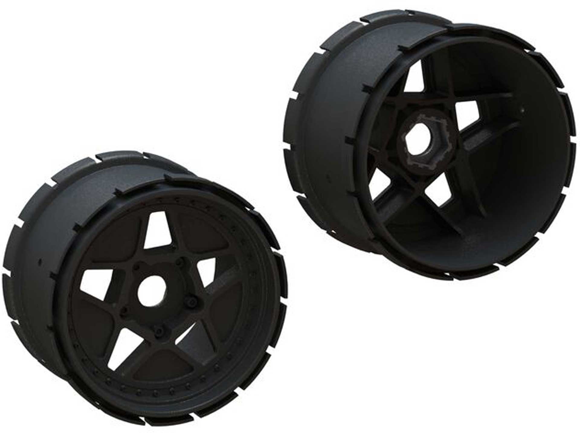 ARRMA MT Wheel 4.9in 24mm Hex (1pr)