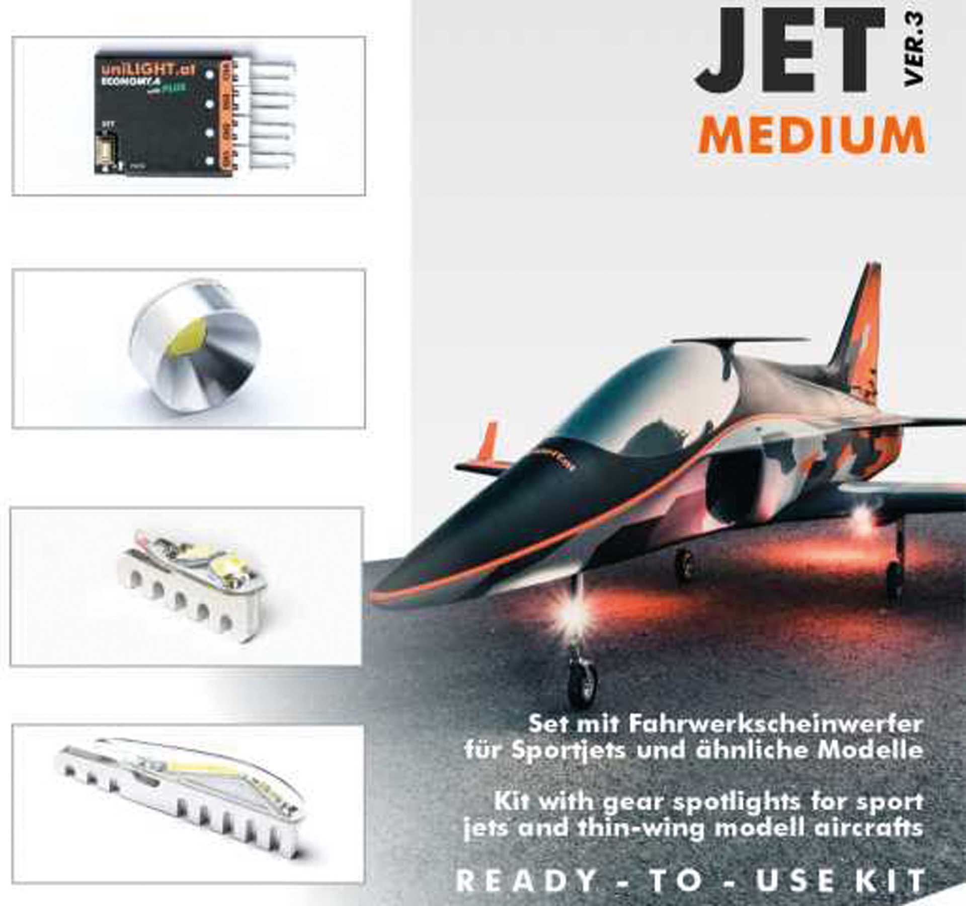 UNILIGHT JET-Medium Beleuchtungsset, v3