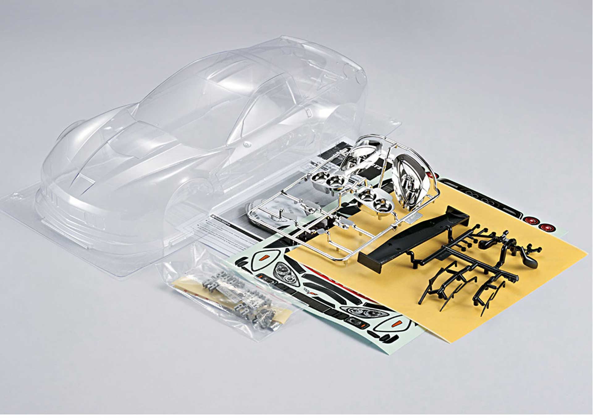 KILLER BODY CORVETTE GT2 190MM CLEAR KIT ALL-IN BODY