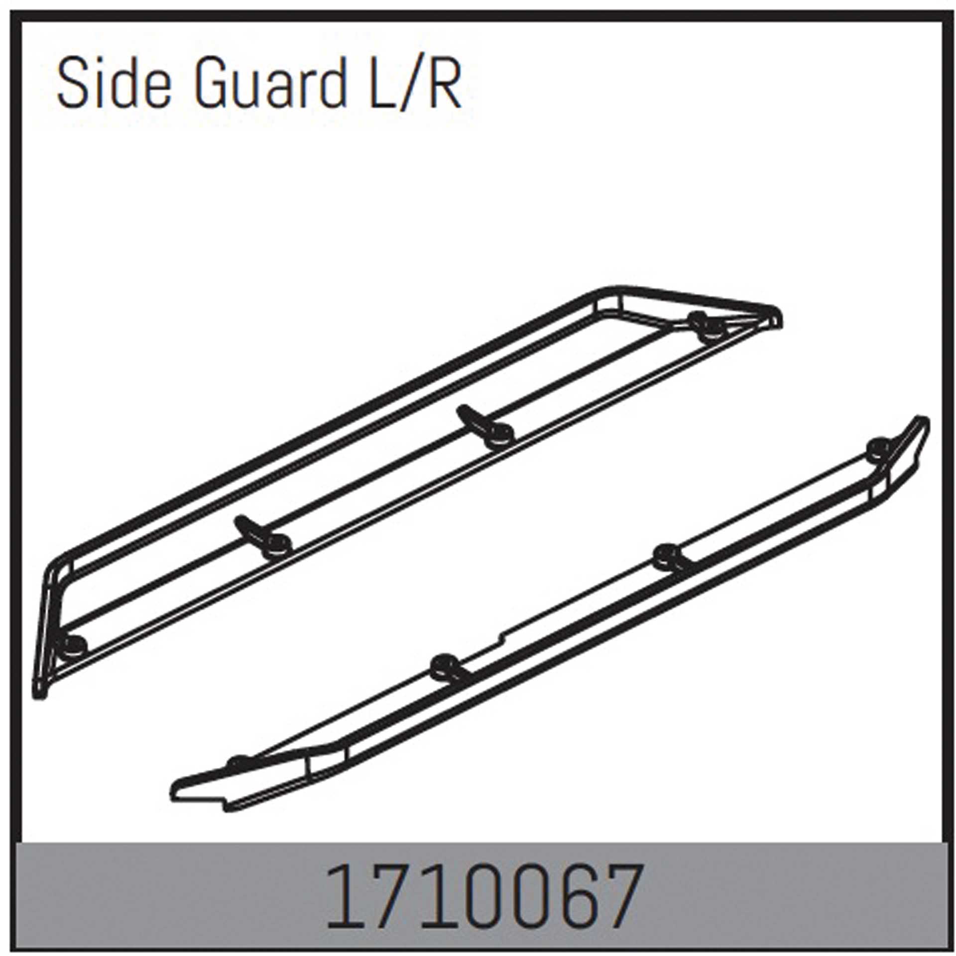 Absima Mamba 7: Side Guard L/R