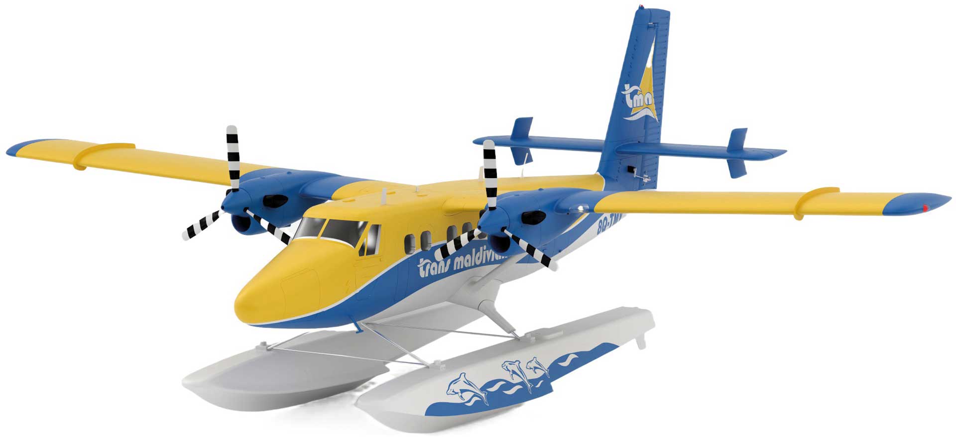 XFly Twin Otter 1.8m mit Schwimmer PNP 2-Motorig