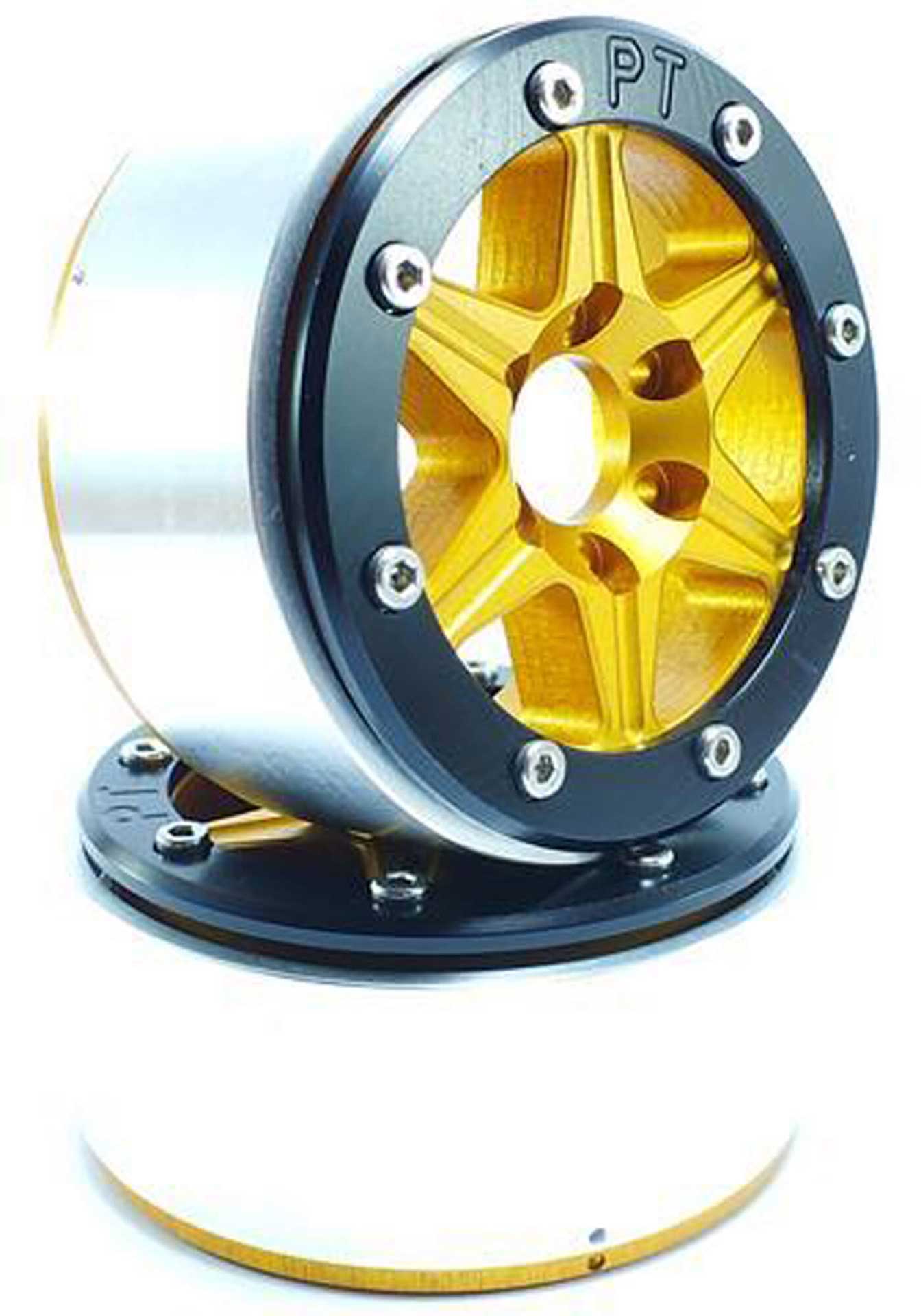 METSAFIL Beadlock Wheels SIXSTAR gold/schwarz 1.9 (2 St.) ohne Radnabe