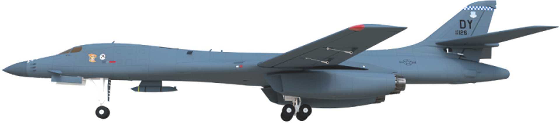 XFly B-1B Lancer Jet Bomber 70mm EDF PNP avec aile pivotante, avec gyroscope