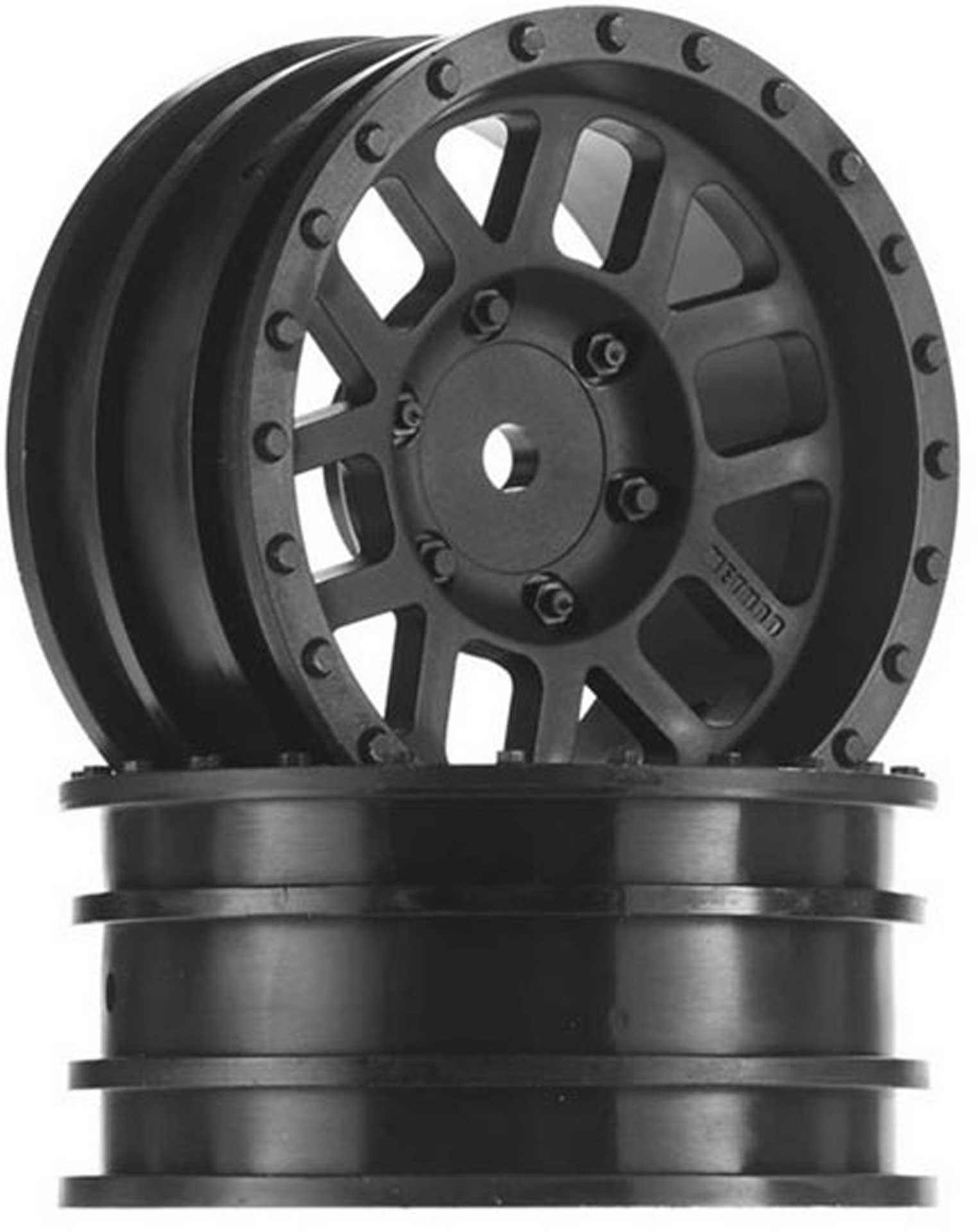 AXIAL AX31415 1.9 Method Mesh Wheels, 12m Hex 1/10 Black (2)