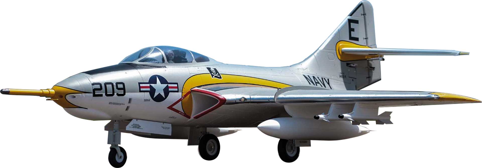 Freewing F9F-8 Cougar 80mm EDF Jet PNP