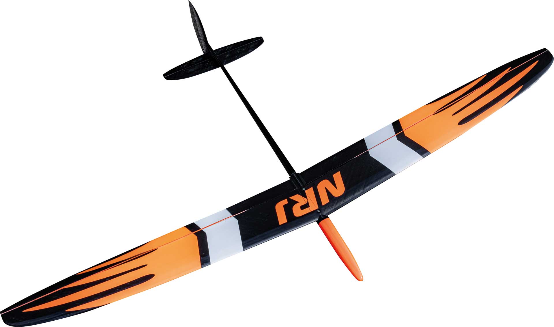 OA-Composites NRJ F3K ORANGE # 18 "CW40 UHM "2-parts Aerofoil for a spin glider