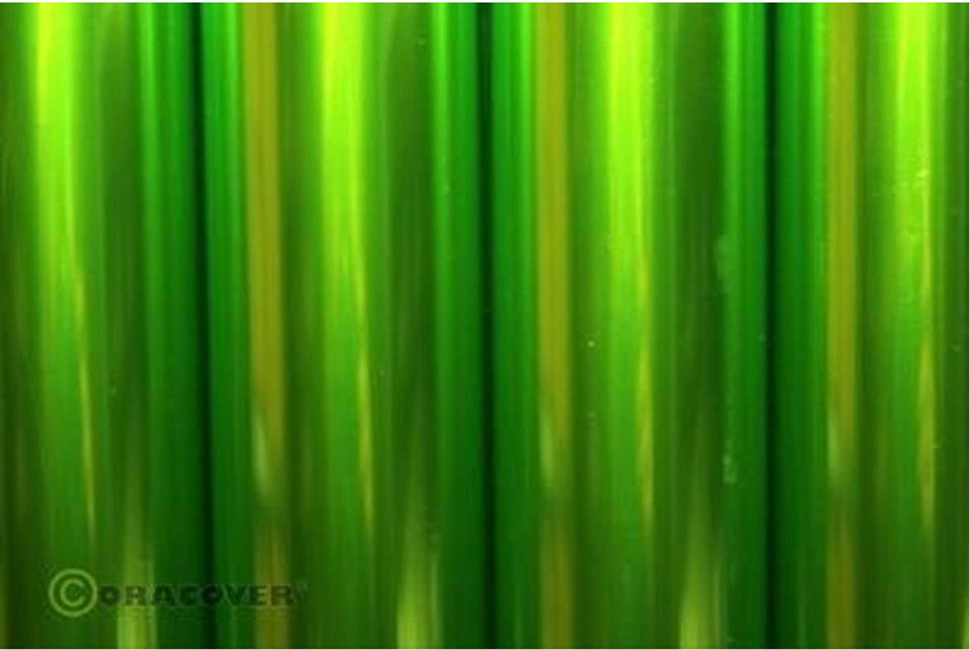 ORACOVER IRON-ON FILM LIGHT GREEN TRANSPARENT 3 METER # 49