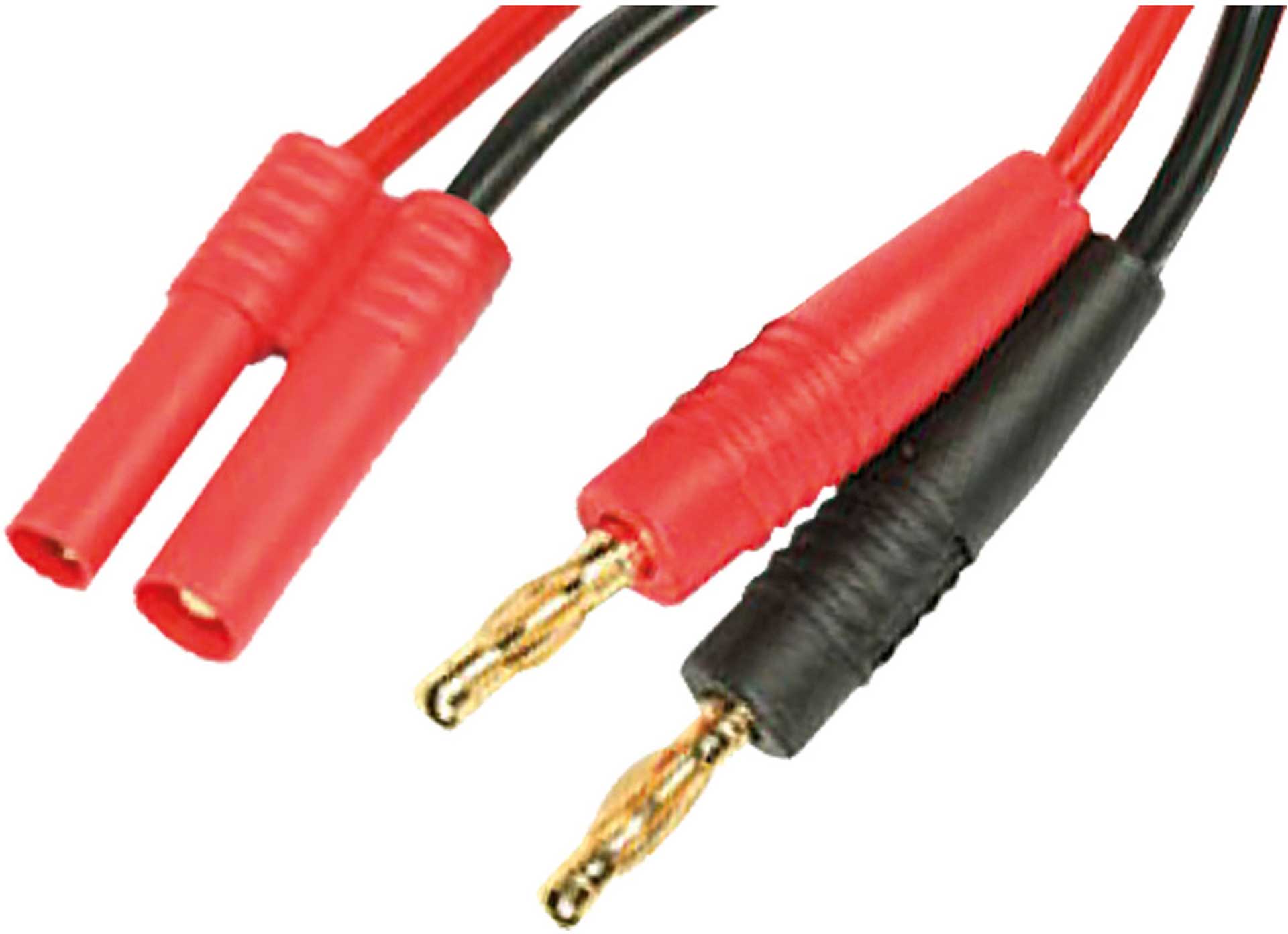 Robbe Modellsport CÂBLE DE CHARGE 4MM CONTACT OR 14AWG/2,1MM². avec fiche banane 30CM 1pc.