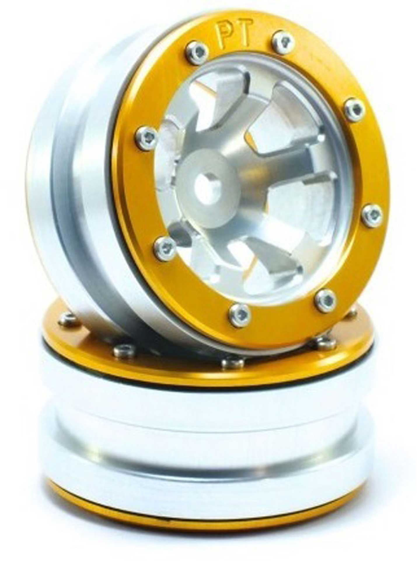 METSAFIL BEADLOCK WHEELS PT- CLAW SILBER/GOLD 1.9 (2 ST.)