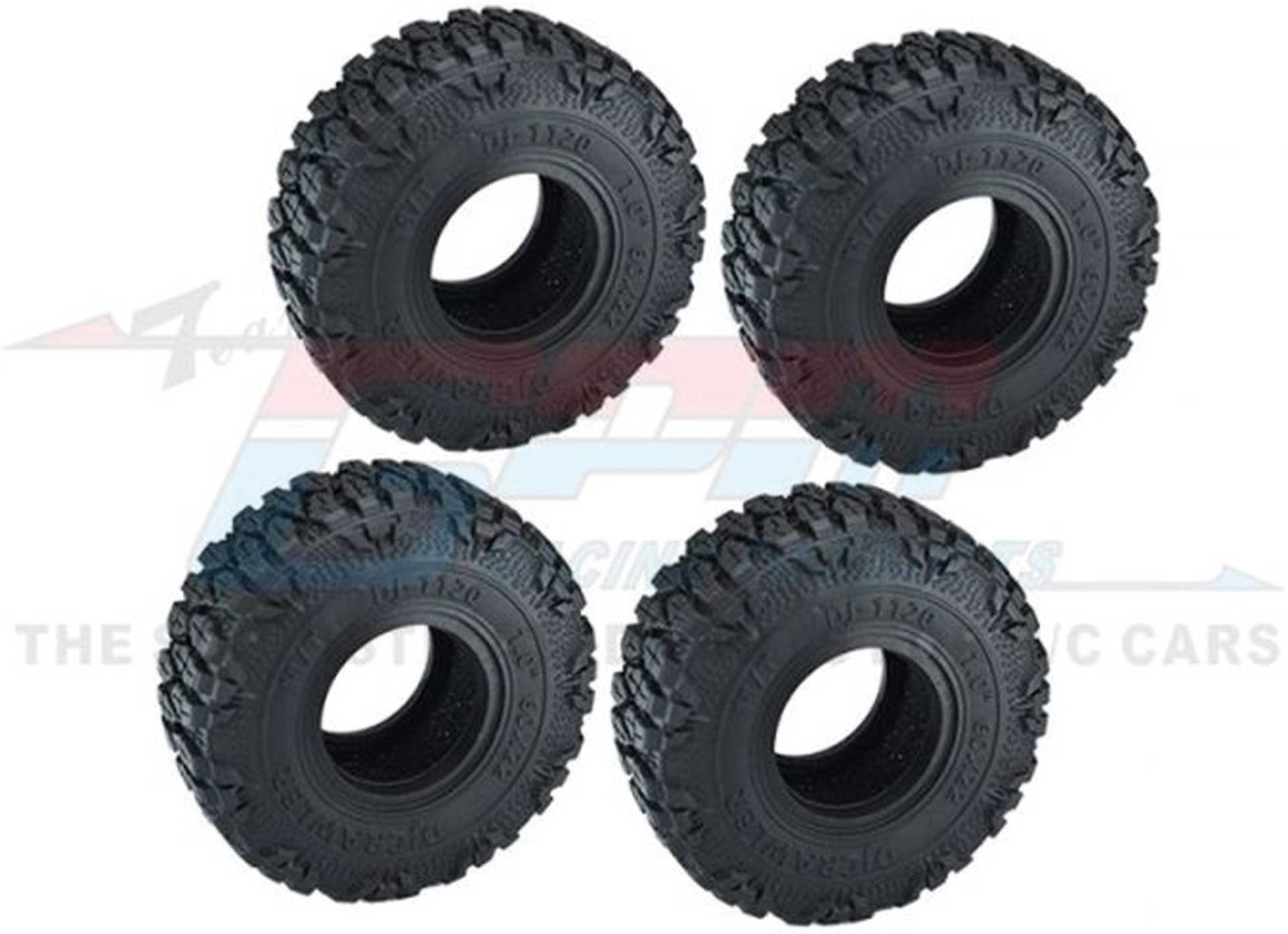 GPM Grip tires 1.0 with inserts 60x22mm TRX-4M, SCX24