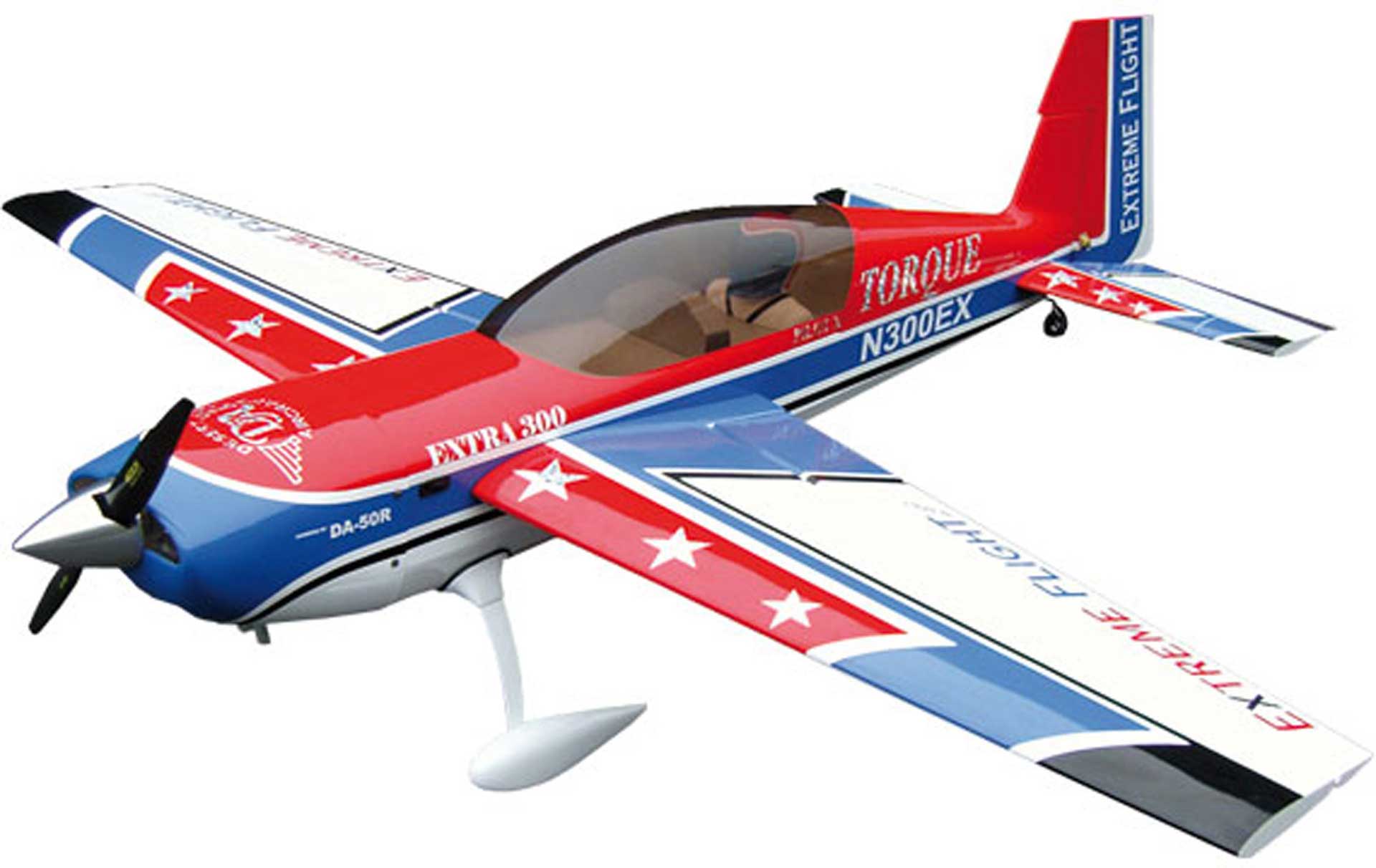 EXTREMEFLIGHT-RC EXTRA 300 88" ROT/WEISS EXTREMEFLIGHT