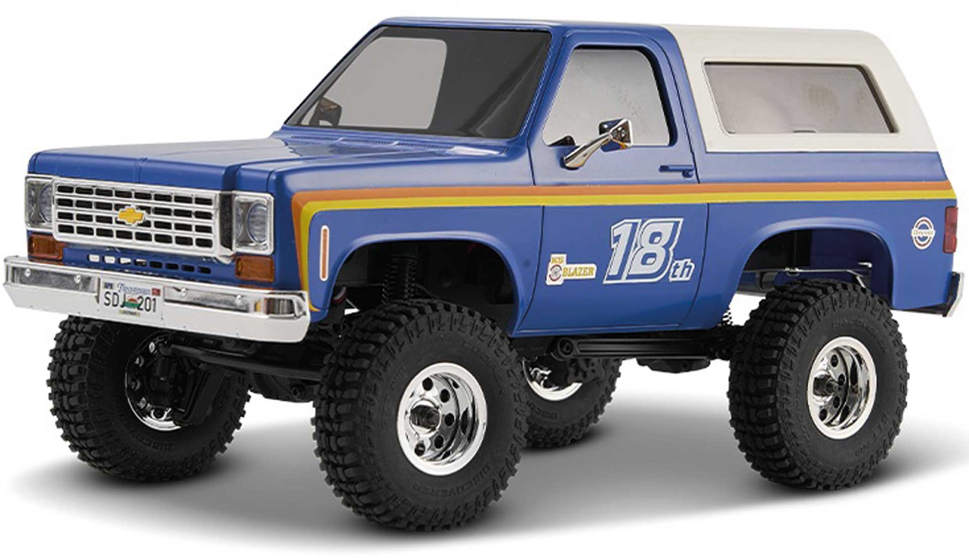 FMS FCX24 Chevrolet K5 Blazer PRO 1:24 blau RTR 2.4 GHz