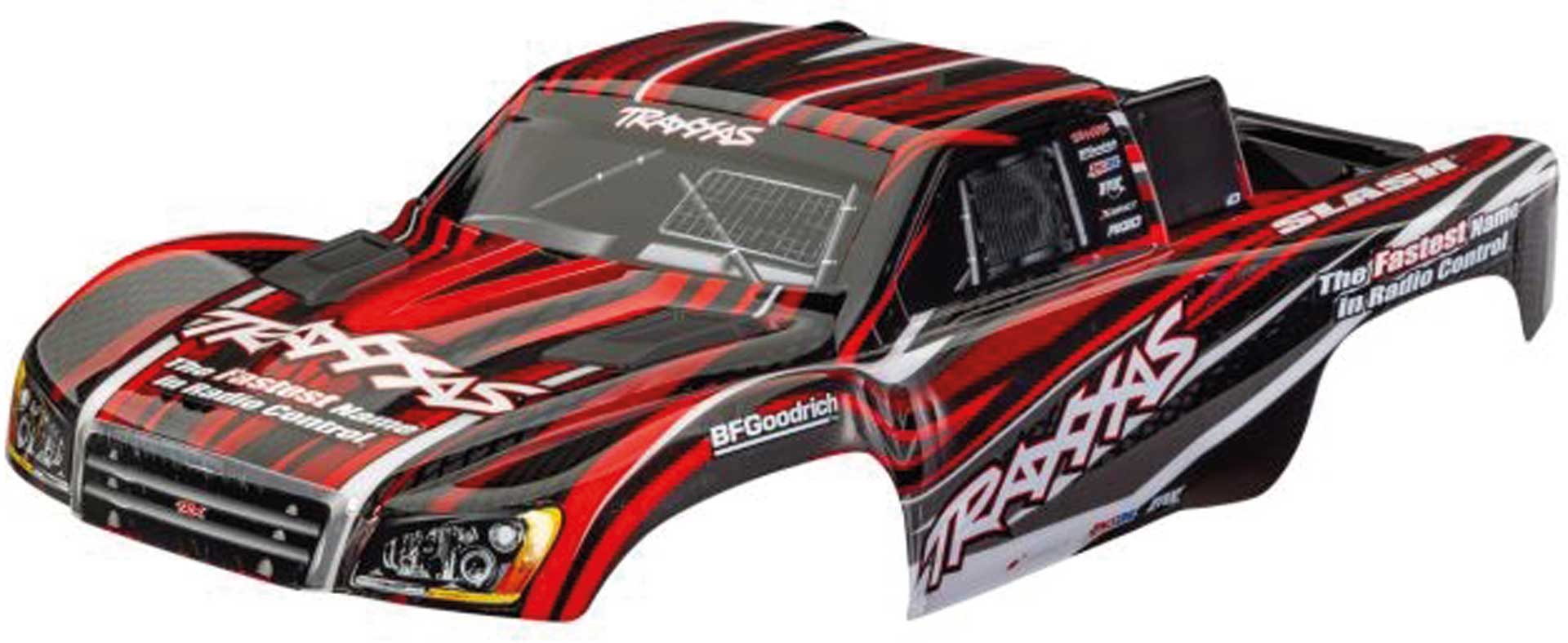 TRAXXAS Karosserie Slash 4x4 rot Clipless