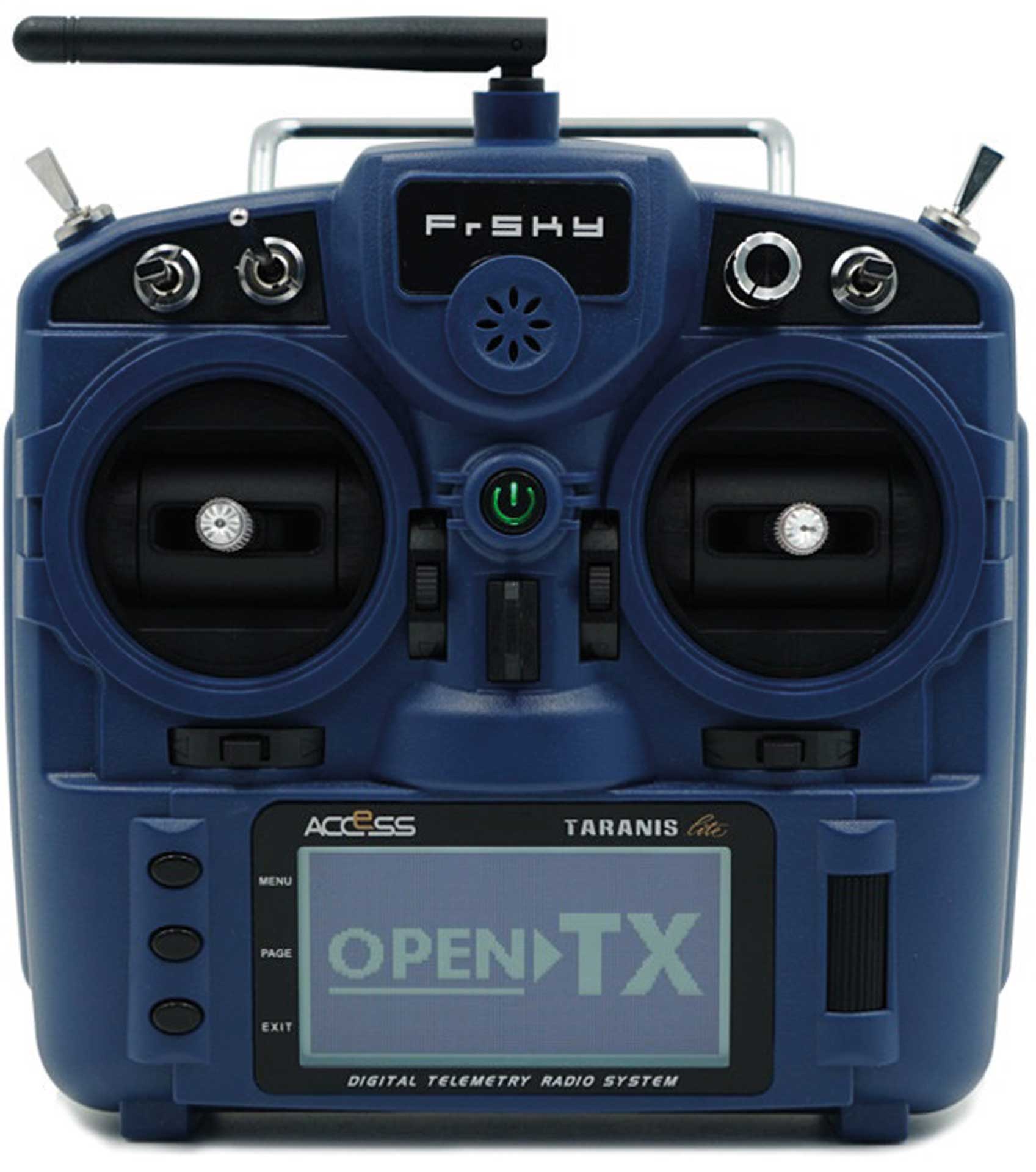 TARANIS X9 Lite EU/LBT FrSky Senderset navy blau SD-Karte, 2,4 GhZ (ohne Akkus)