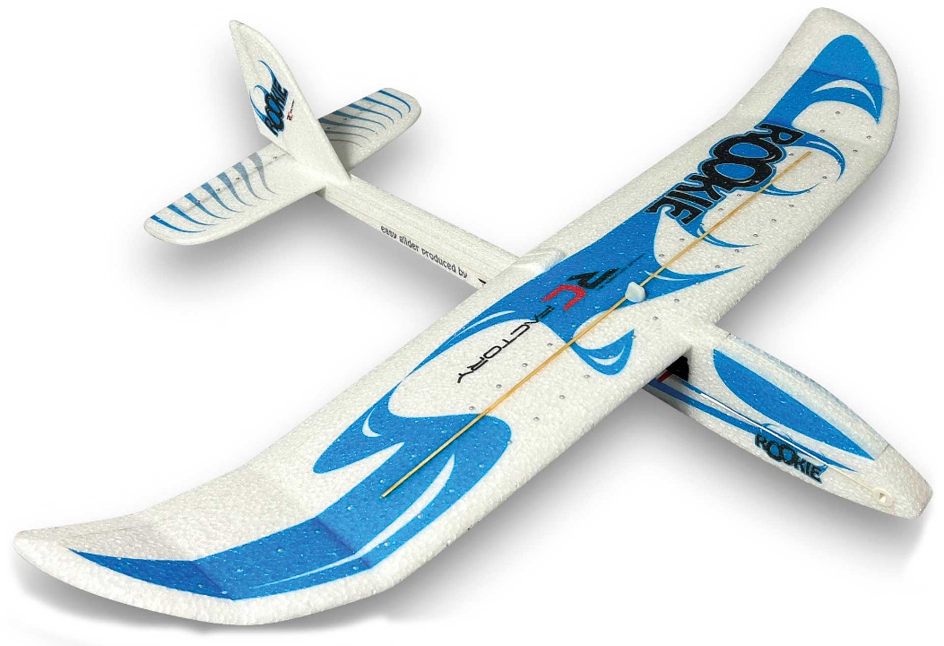 RC-Factory Rookie blue hand gliders or R/C model