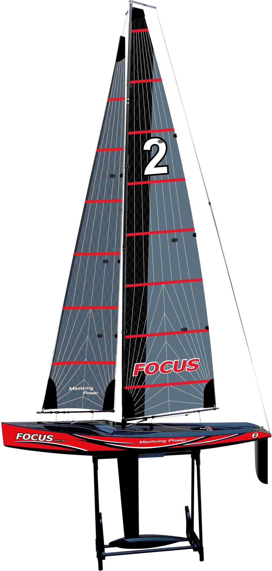 JOYSWAY Focus V3 Sailboat 1-meter RTR Red