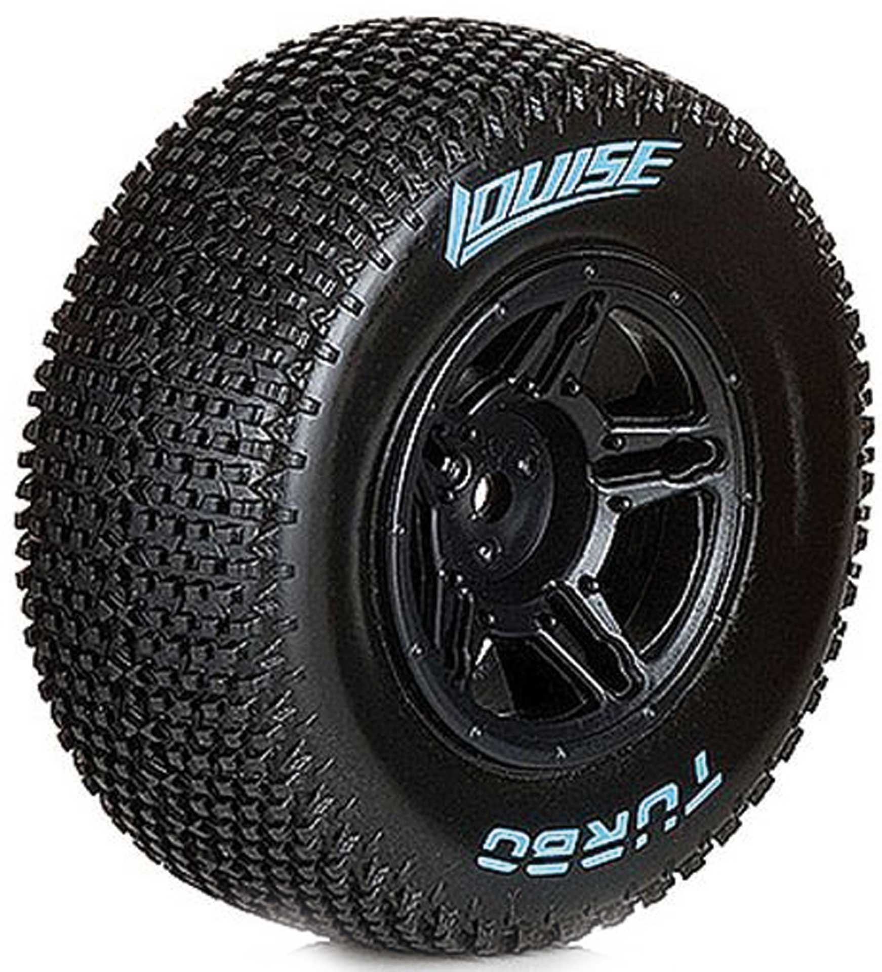 LOUISE SC-Turbo Reifen soft auf 2.2/3.0 Felge schwarz 12mm(2)