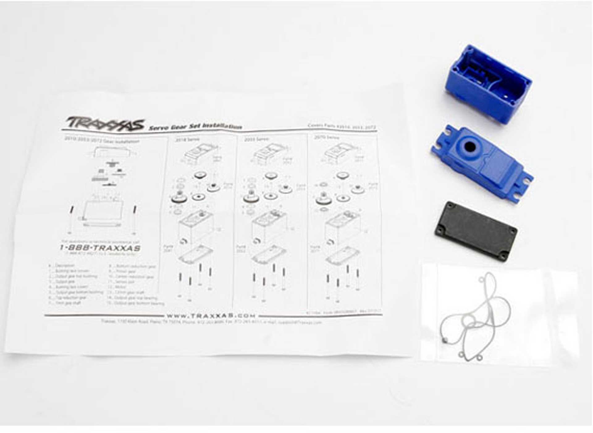 TRAXXAS BOÎTES D'ASSERVISSEMENT + JOINTS 2056 ET 2075