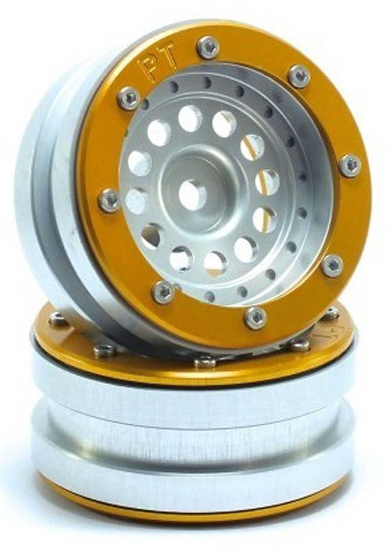 METSAFIL BEADLOCK WHEELS PT-BULLET SILBER/GOLD 1.9 (2 ST.)