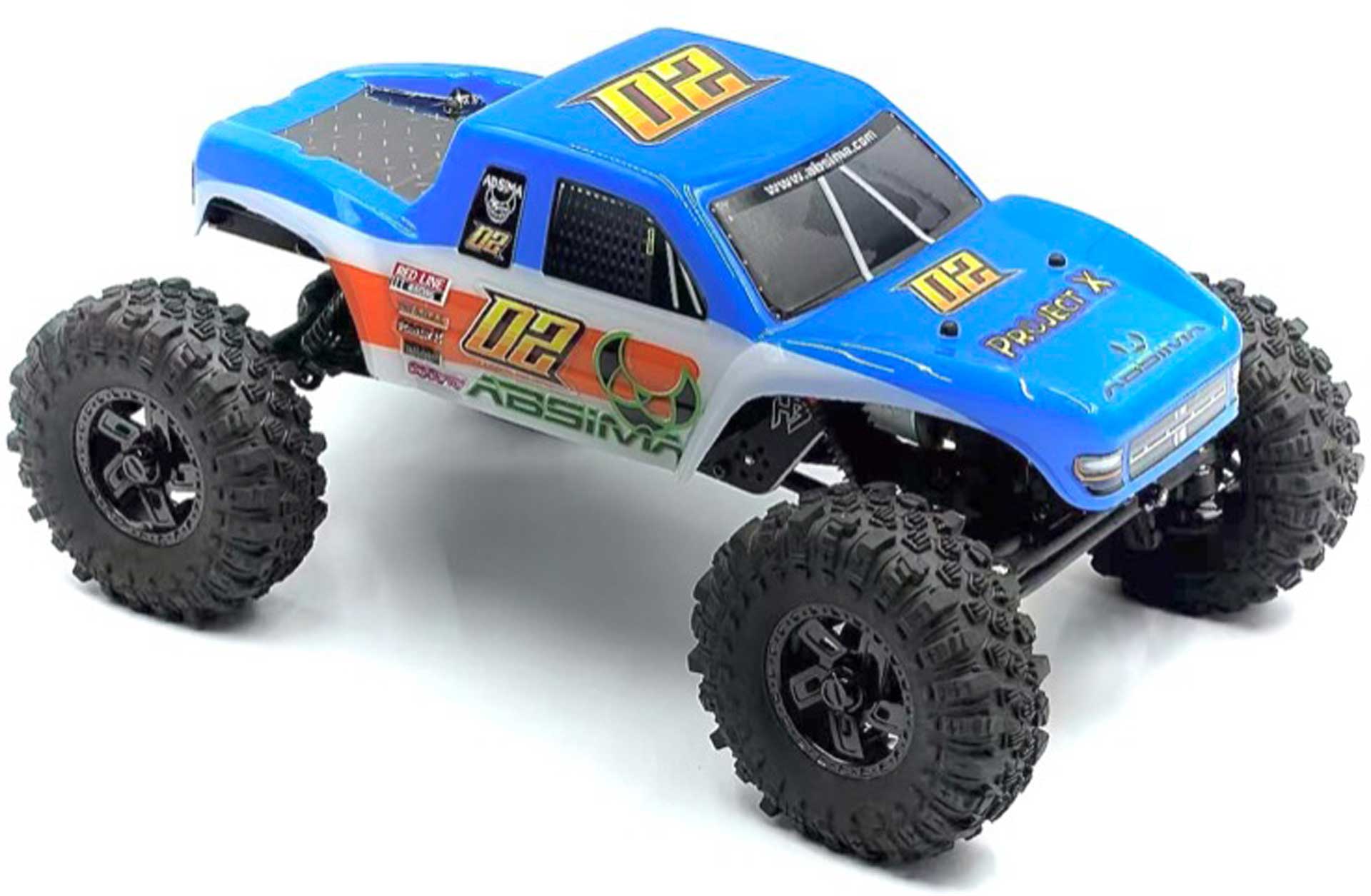 ABSIMA « The GOAT » 1/18 Brushless Performance Crawler bleu RTR