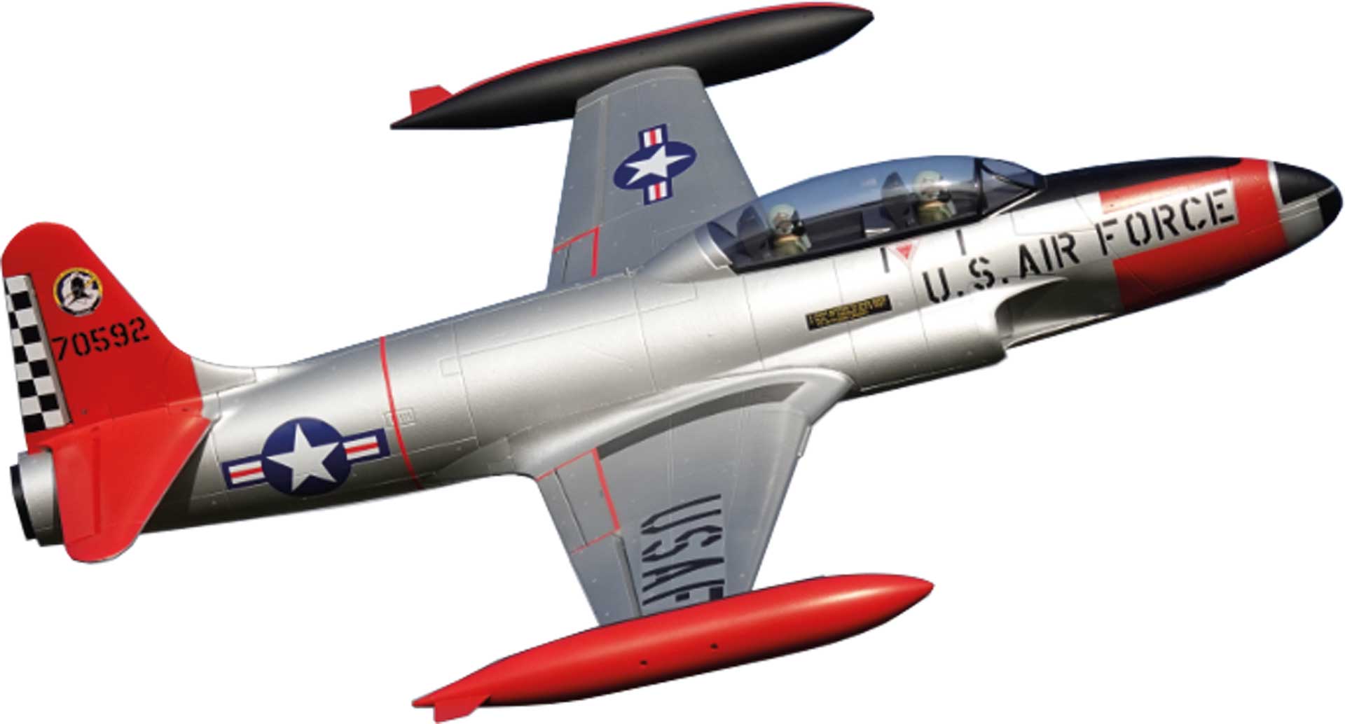 Freewing T-33 Shooting Star (U.S. Color) PNP 80mm 12B Jet EDF