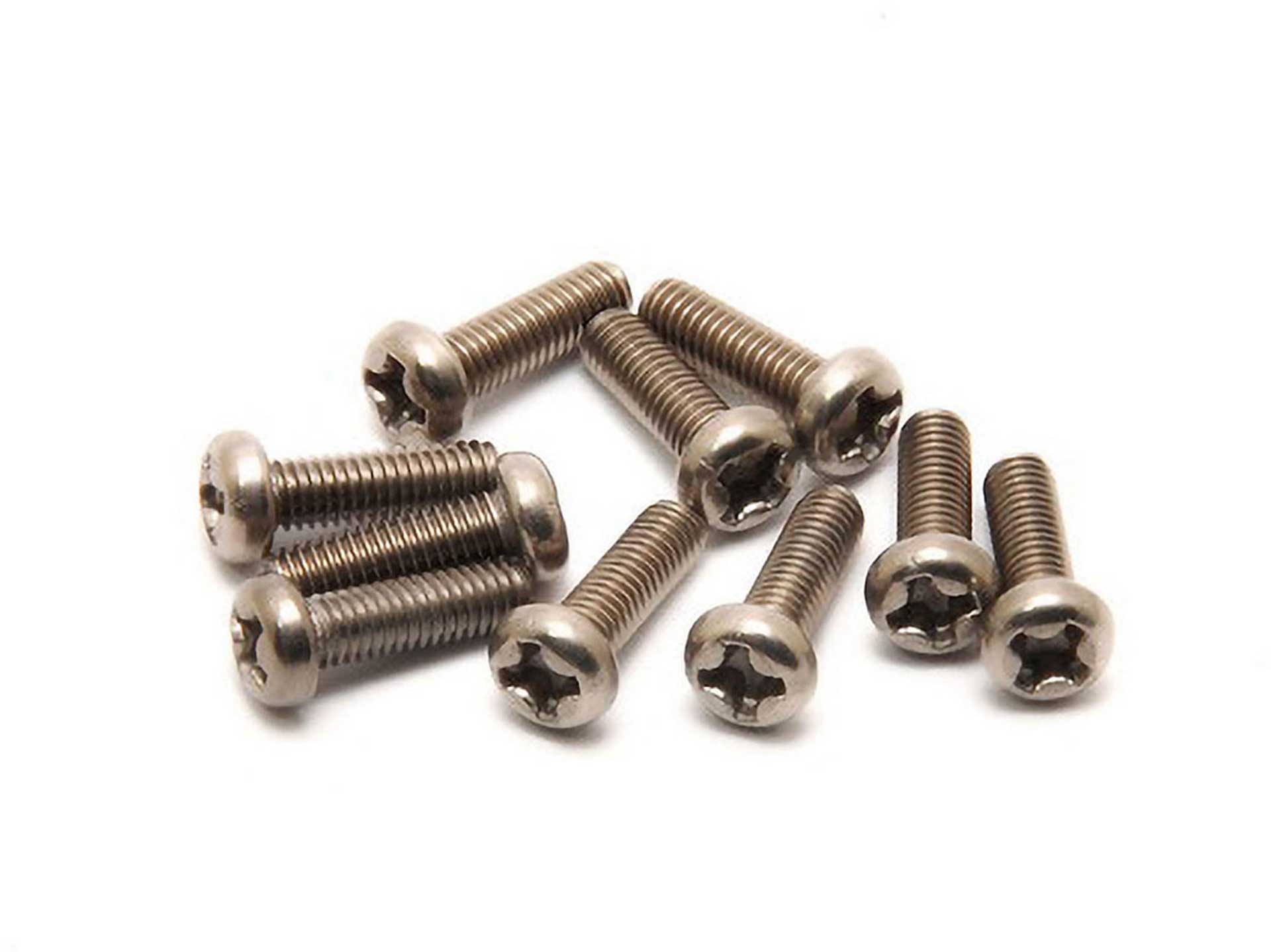 HOBAO TITANIUM ROUND HEAD 14024 (3 X 10MM) 10PCS.