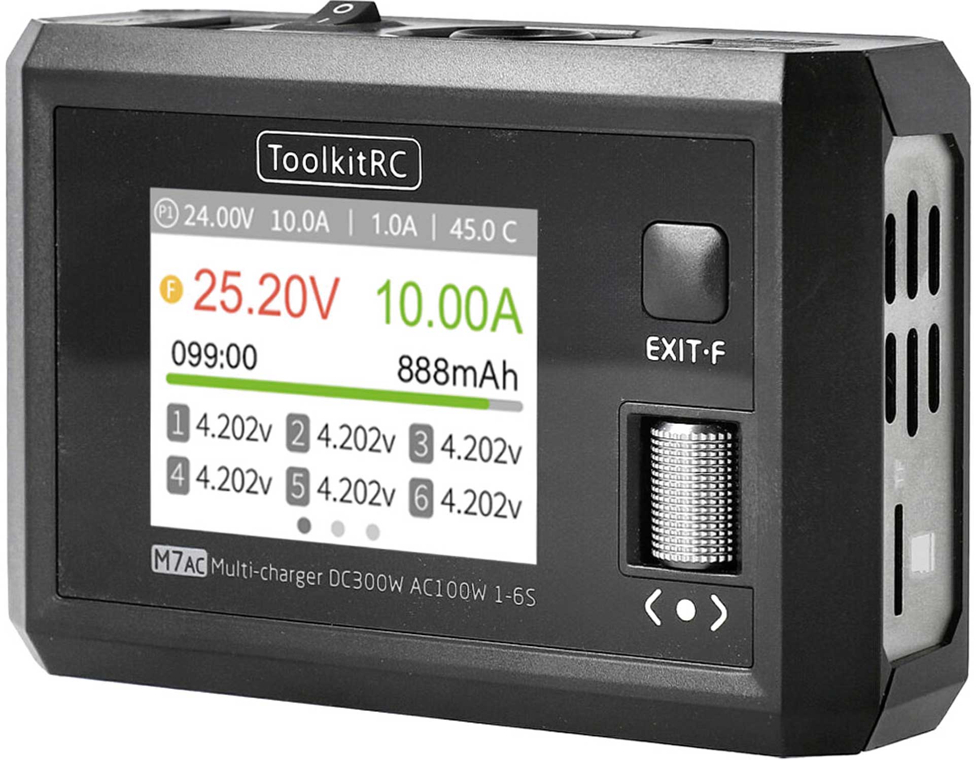 ToolkitRC M7AC Chargeur LiPo 1-6S 15A AC/DC