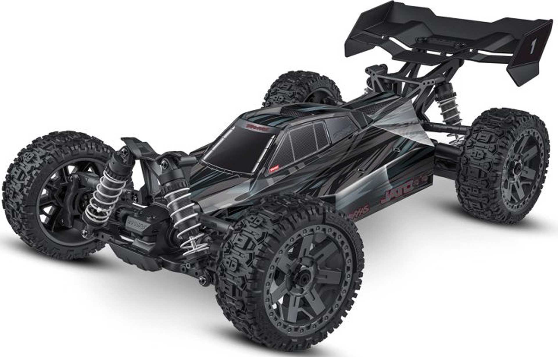 TRAXXAS JATO 4x4 BL2S Brushless schwarz 1/8 RTR, HD-Teile, ohne Akku/Lader