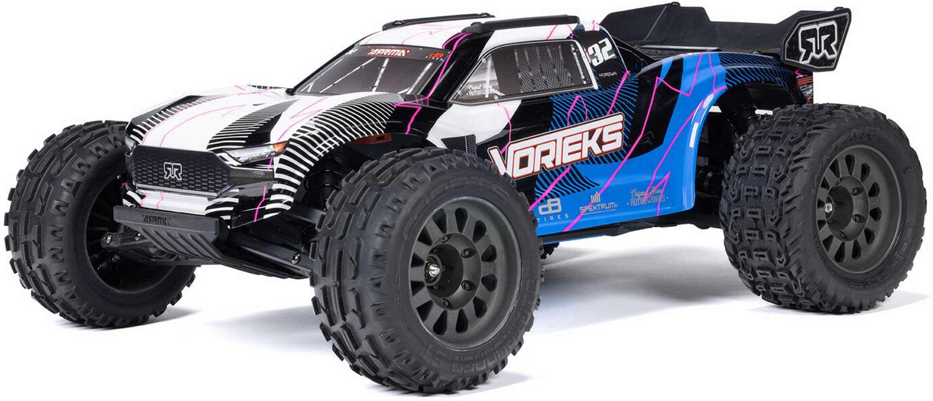 ARRMA VORTEKS MEGA 550 2WD Stadium Truck RTR Blau 1/10