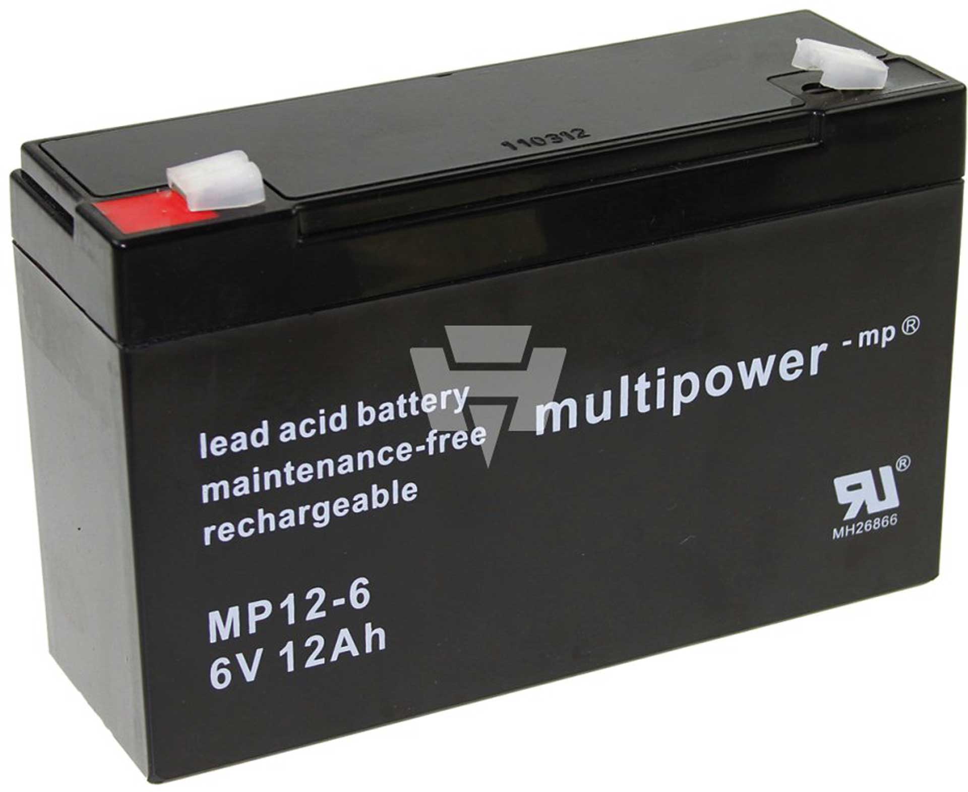 MULTIPOWER Bleiakku 6V / 12Ah