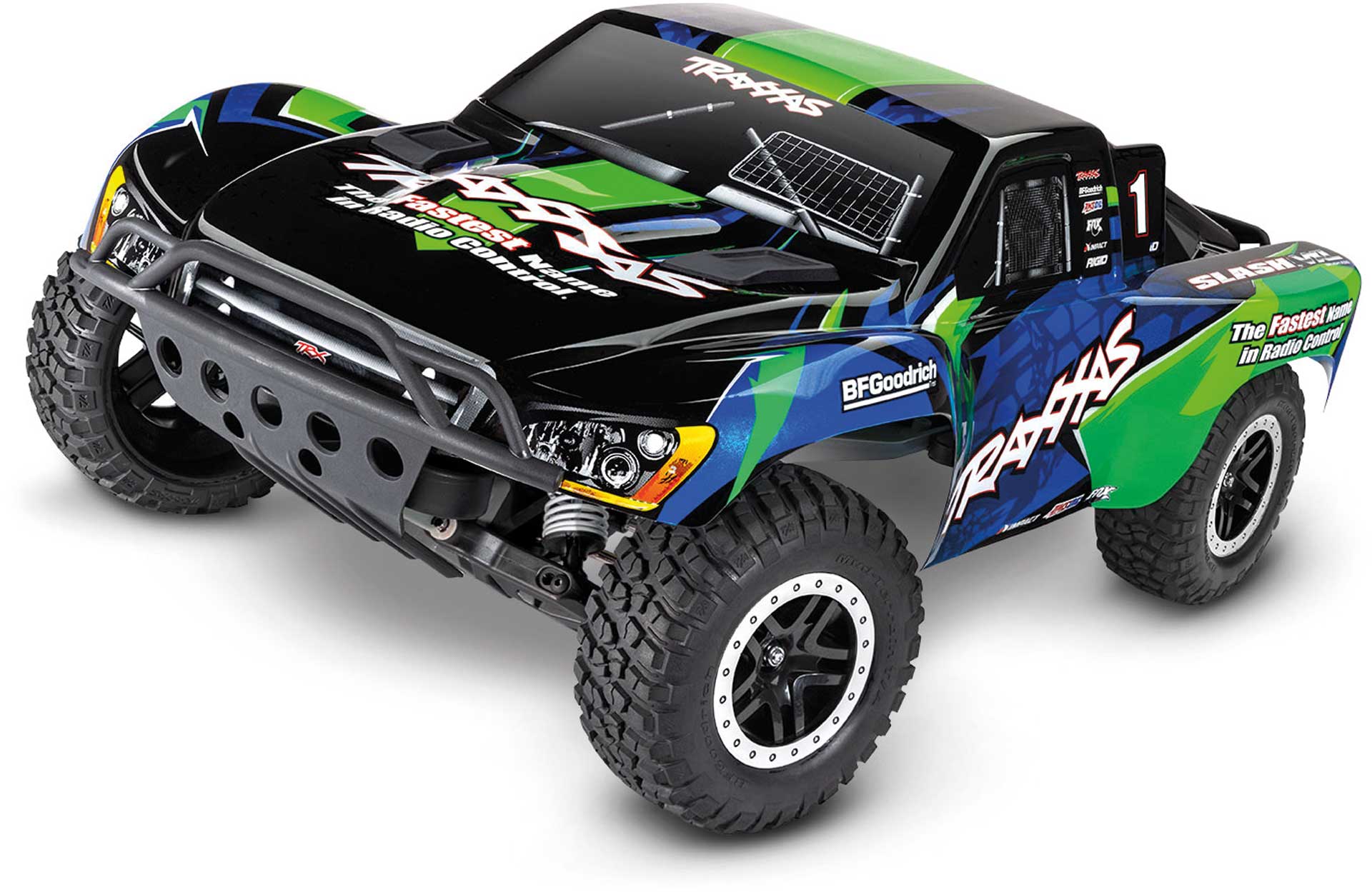 TRAXXAS Slash VXL Clipless grün 2WD 1/10 Short-Course RTR Brushless, Extreme-HD, sans batterie ni chargeur