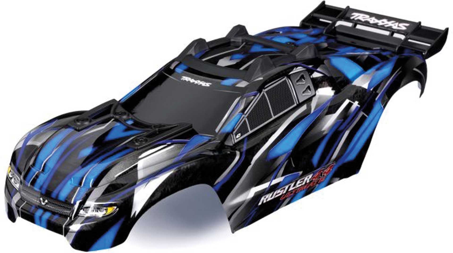 TRAXXAS Karosserie RUSTLER 4X4 ULTIMATE BLAU