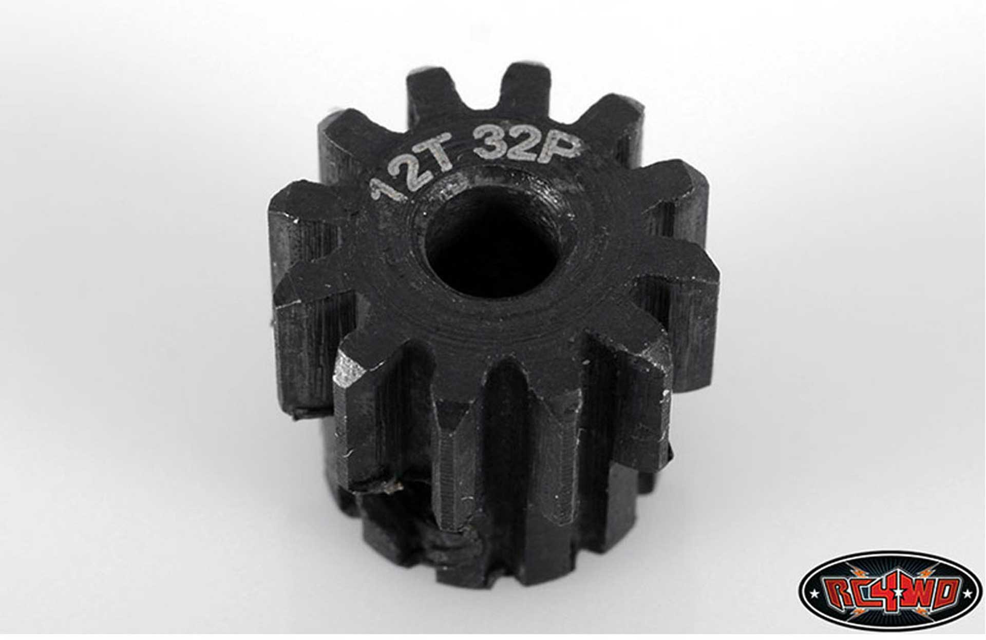 RC4WD 12T 32P HARDENED STEEL PINION GEAR