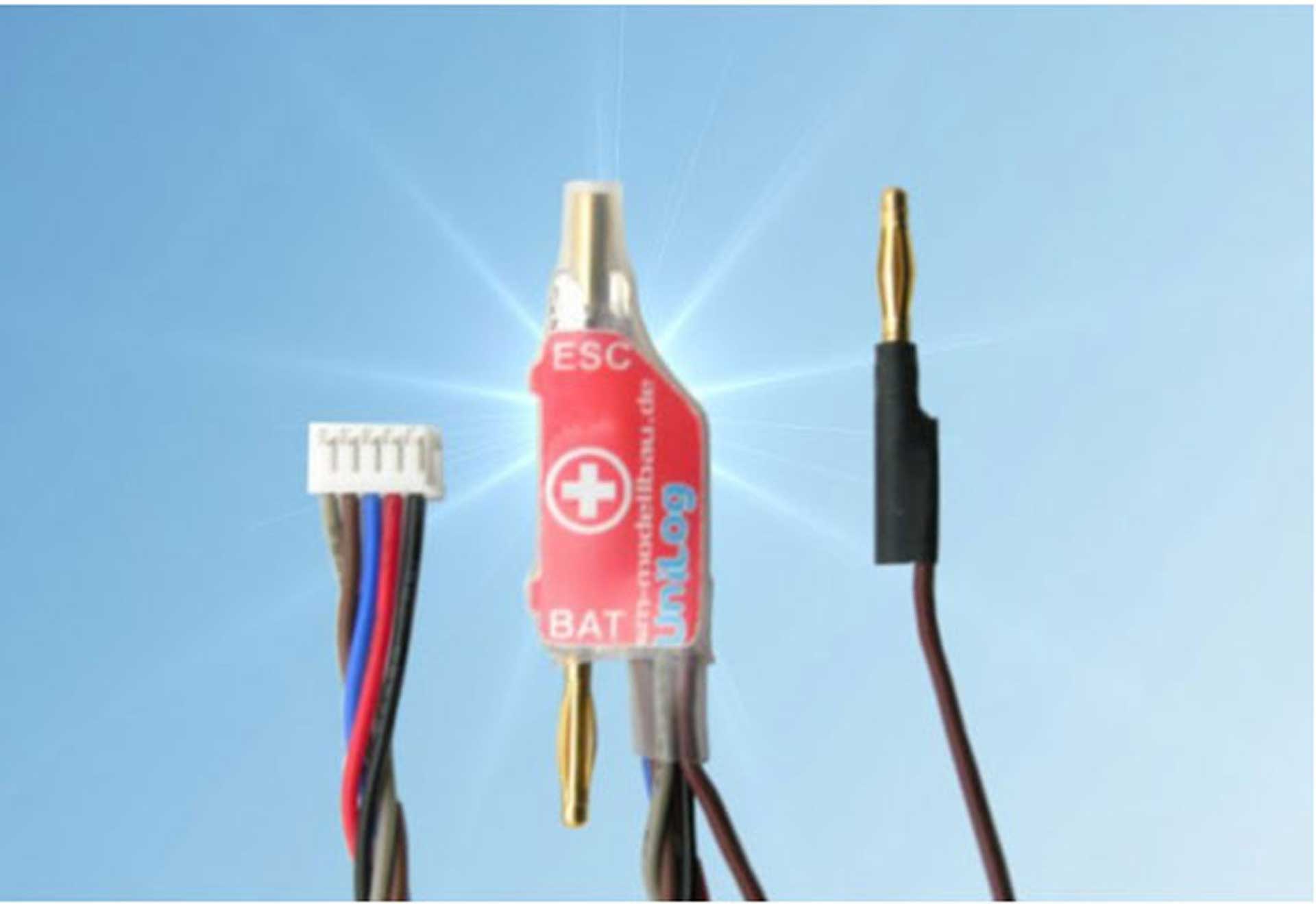 SM-Modellbau CURRENT SENSOR 400A 6MM LMT MINUS = PLUG (for batteries with socket at + pole)