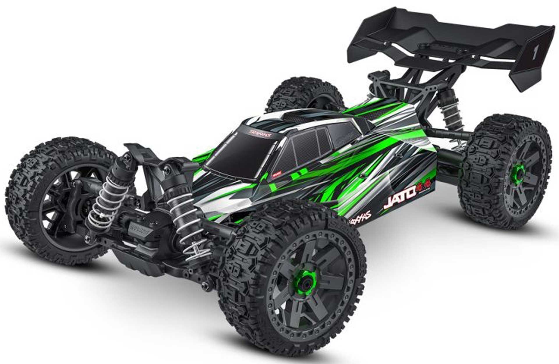 TRAXXAS JATO 4x4 BL2S Brushless grün 1/8 RTR, HD-Teile, ohne Akku/Lader