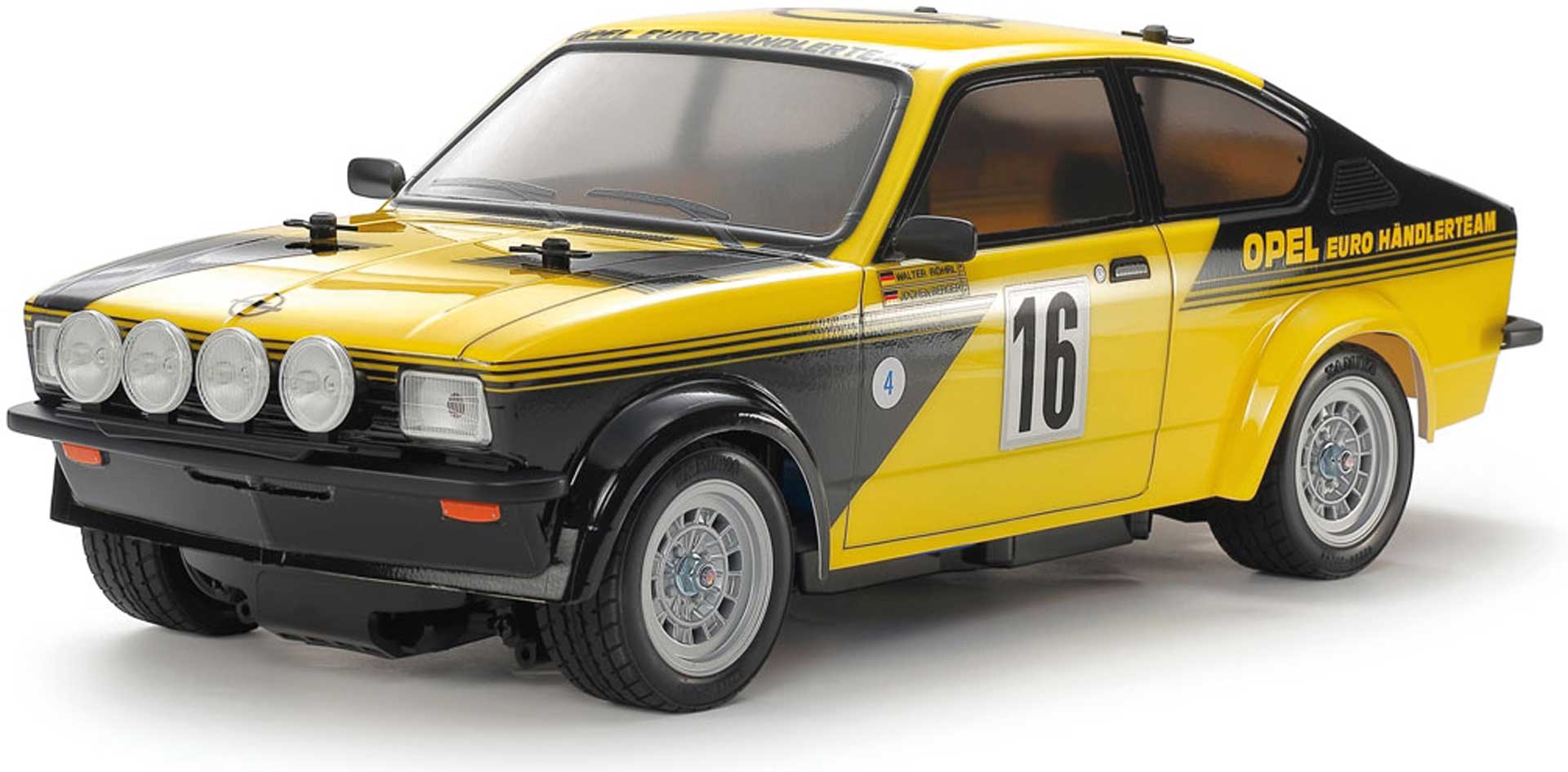 TAMIYA Opel Kadett GT/E Rallye 1/10 MB-01 Kit avec carrosserie prépeinte