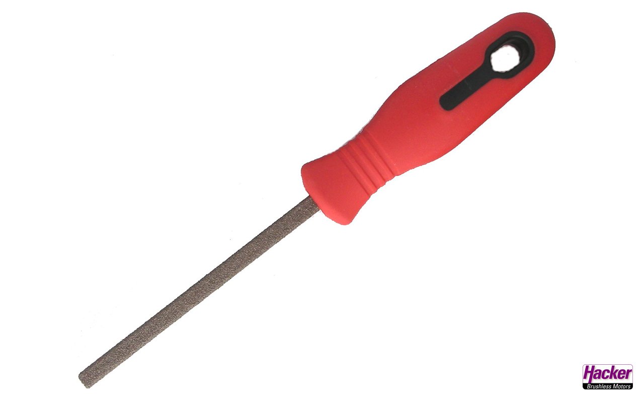 PERMA GRIT Hand file 4-sided fine - 6,5mm