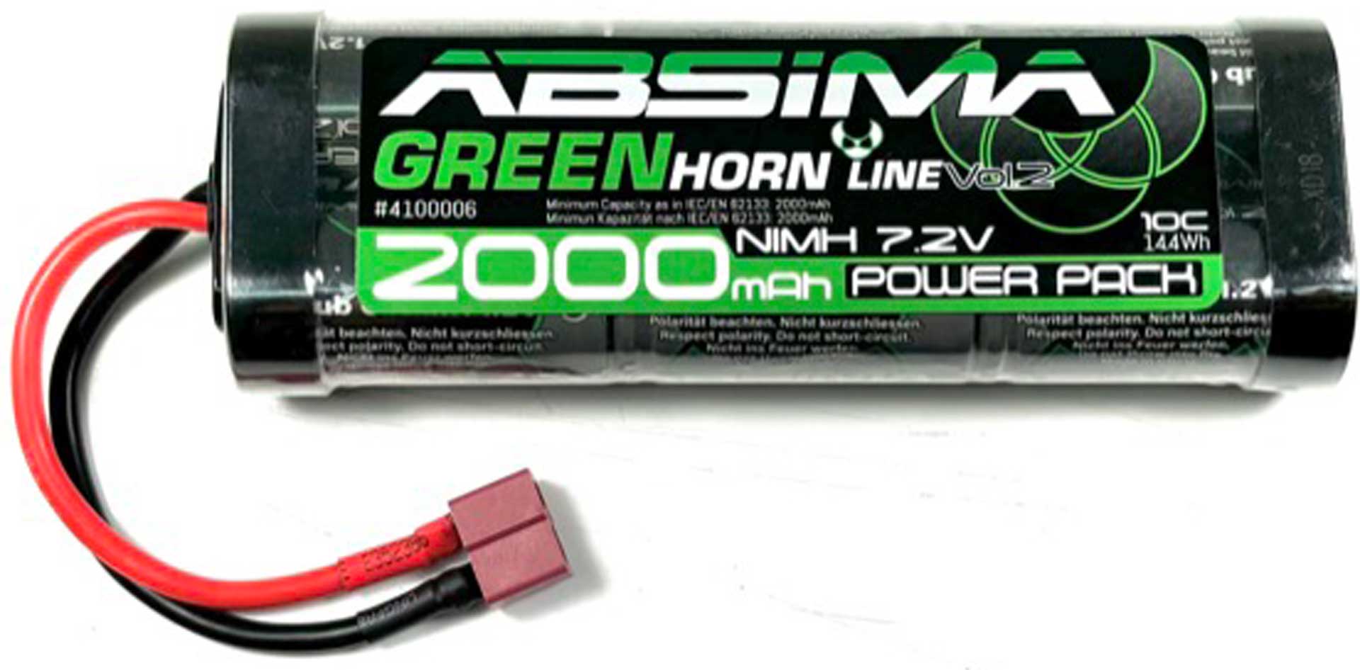 ABSIMA Greenhorn Vol.2 NiMH 7.2V 2000mah (T-Plug)
