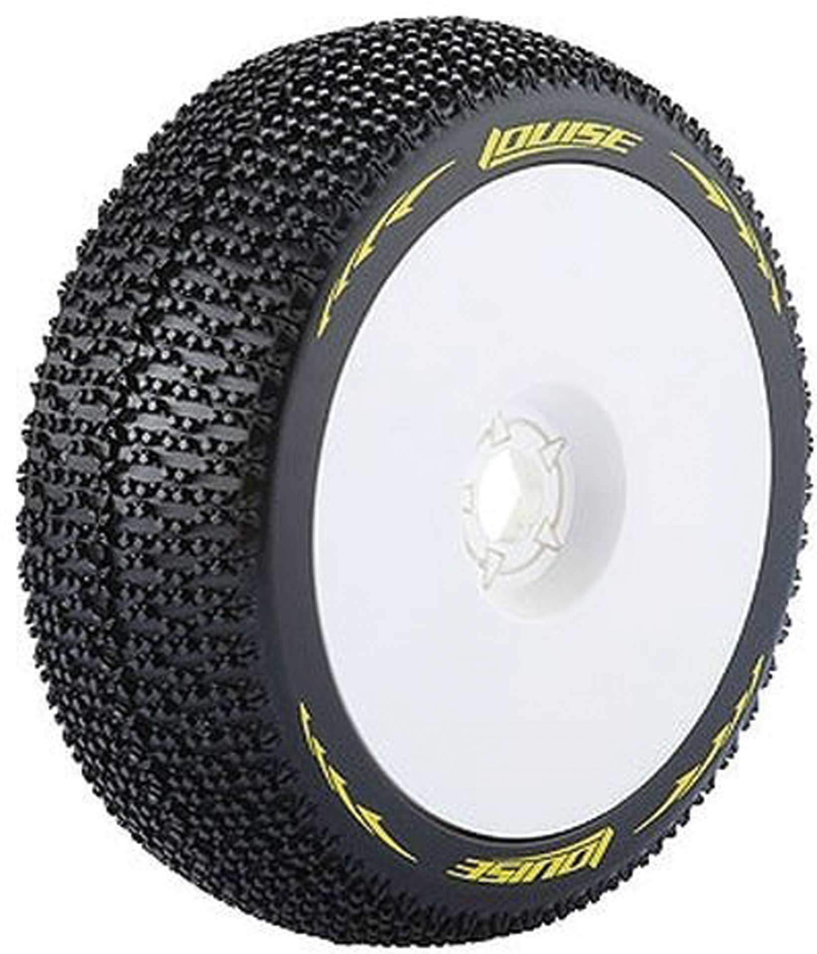 LOUISE B-Maglev Reifen soft auf Felge weiß 17mm (2)