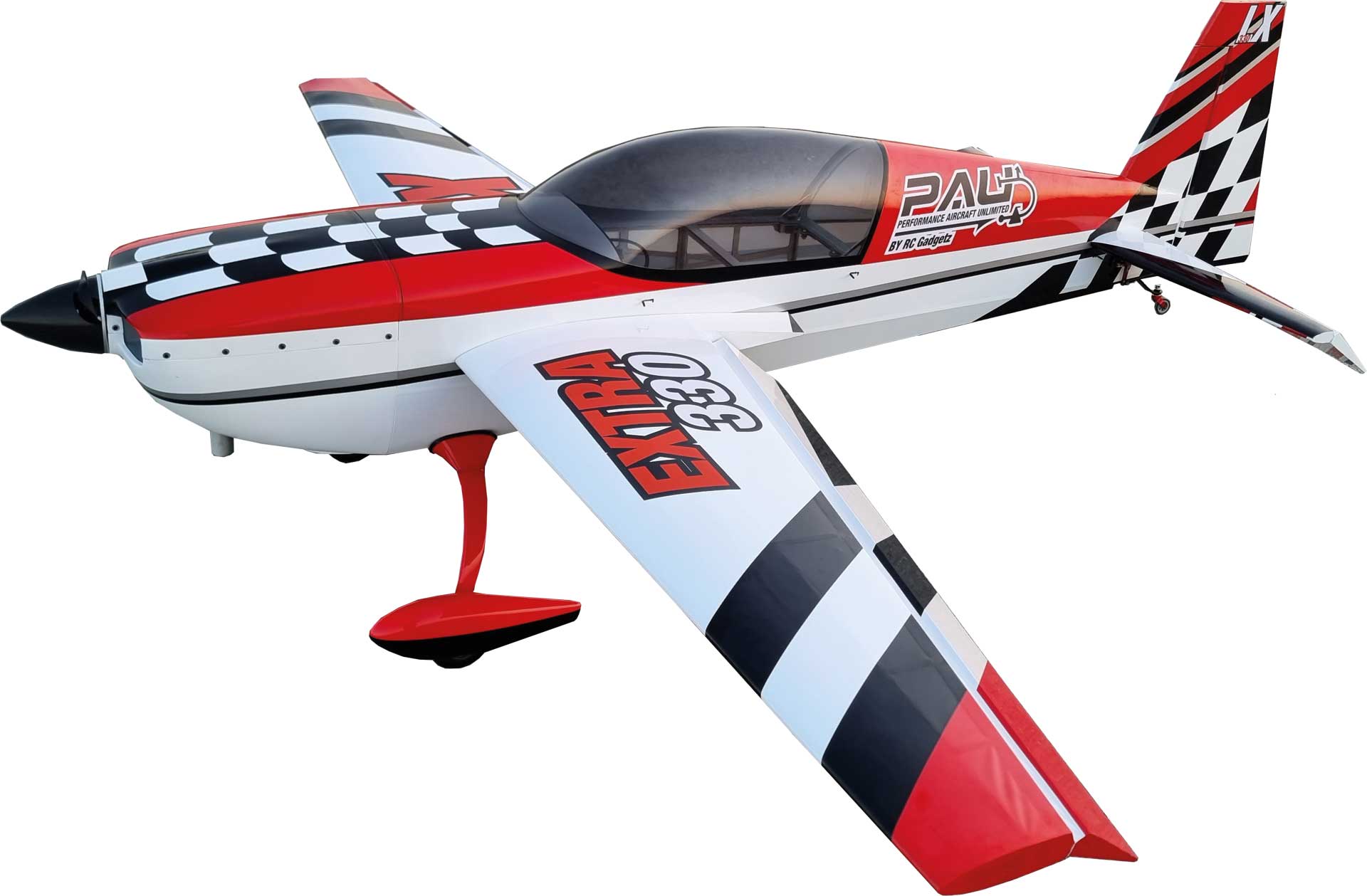 RC-GADGETZ PAU Extra 330LX 120cc Race Rouge